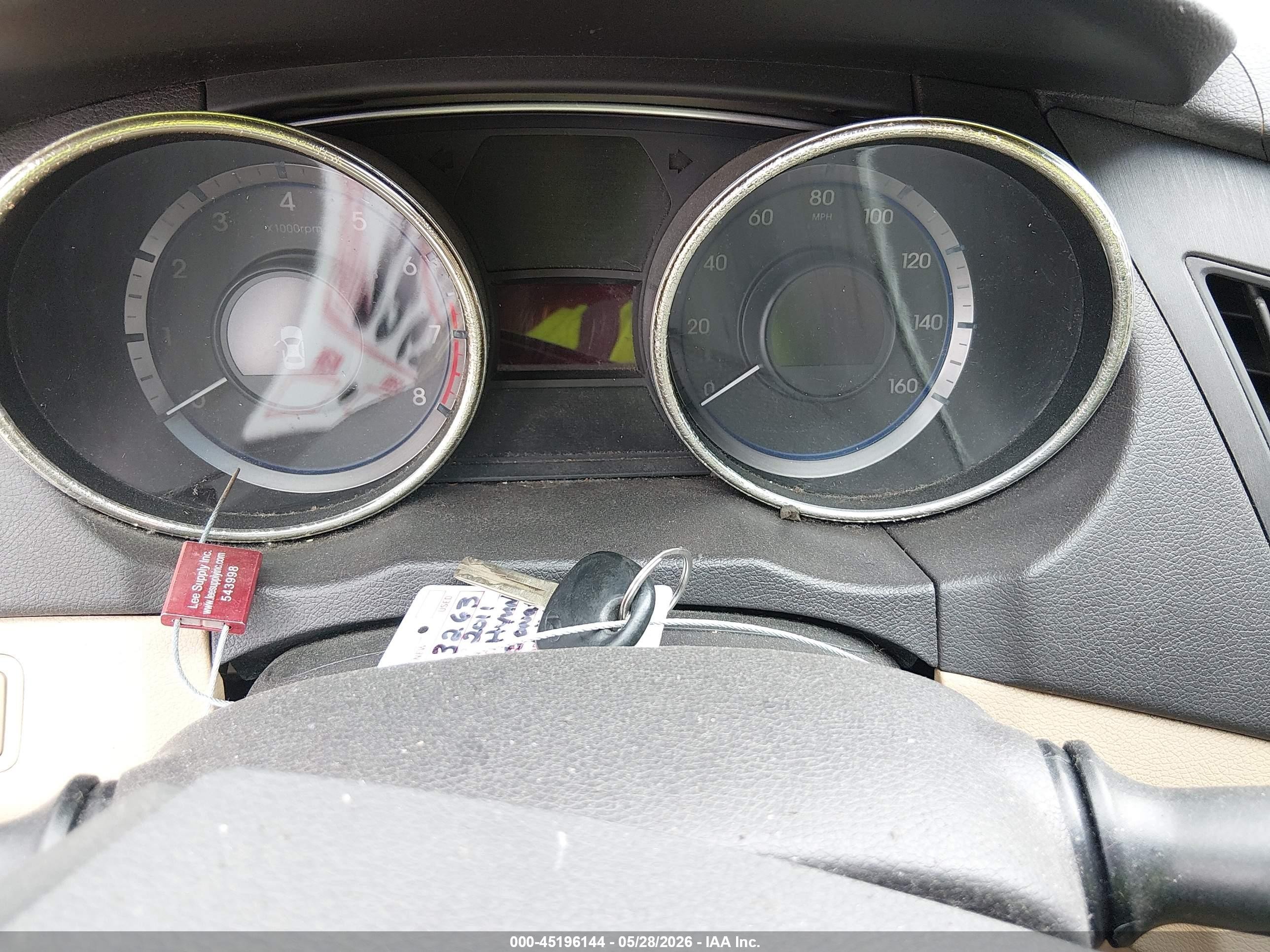 2011 Hyundai Sonata Gls White vin: 5NPEB4AC0BH095780