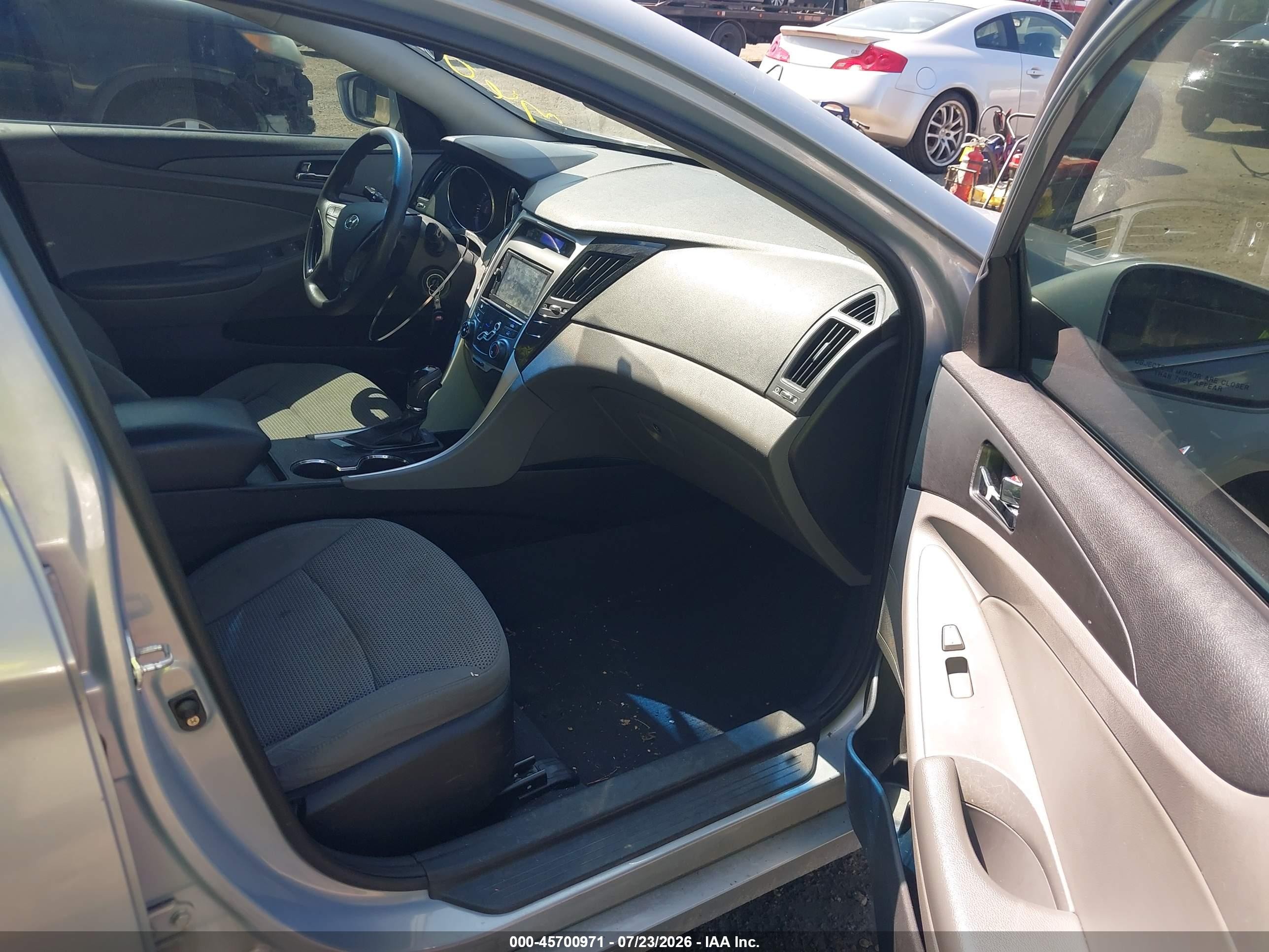 2011 Hyundai Sonata Gls Light Blue vin: 5NPEB4AC0BH101092