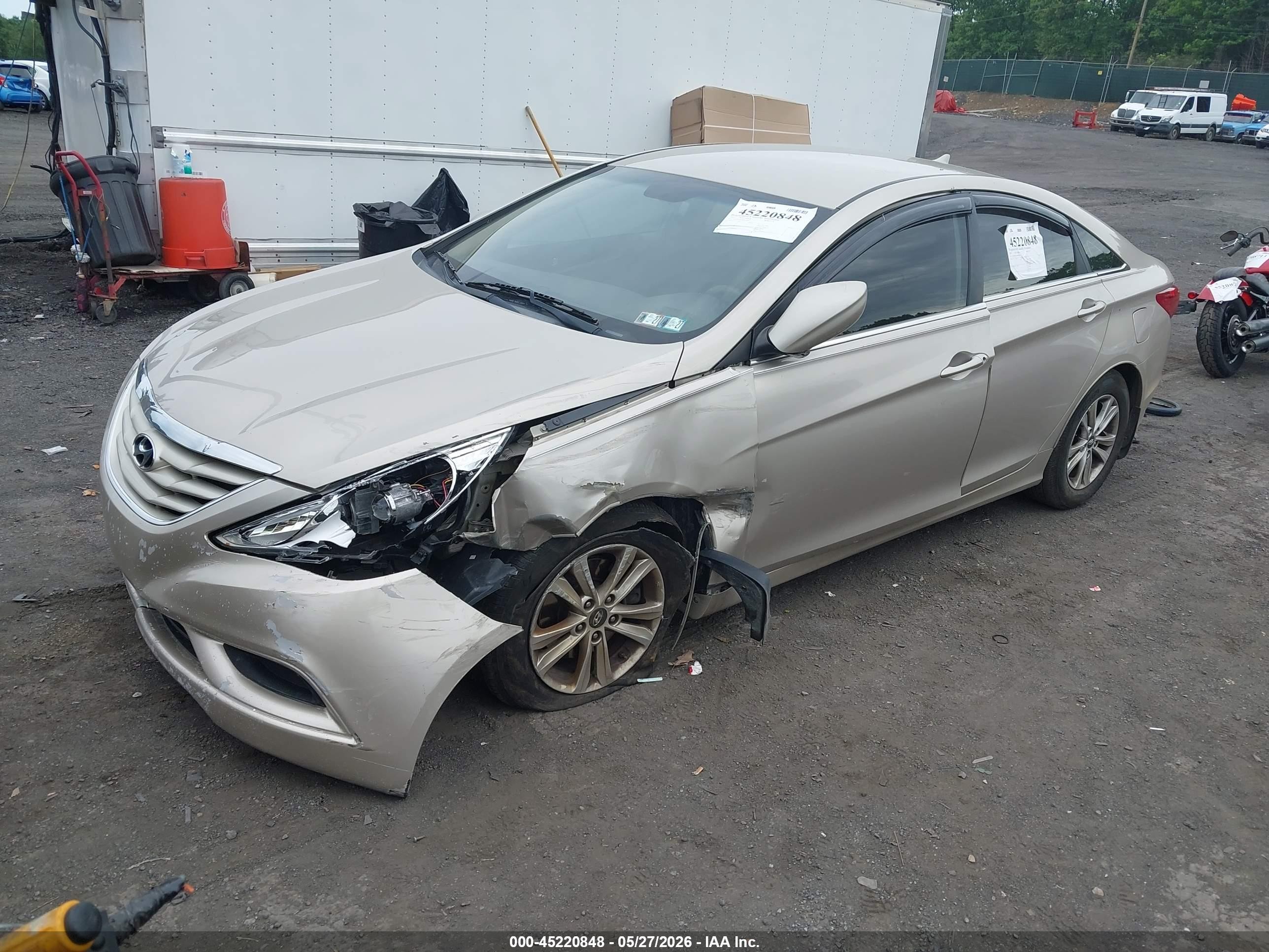 2011 Hyundai Sonata Gls Gold vin: 5NPEB4AC0BH104459