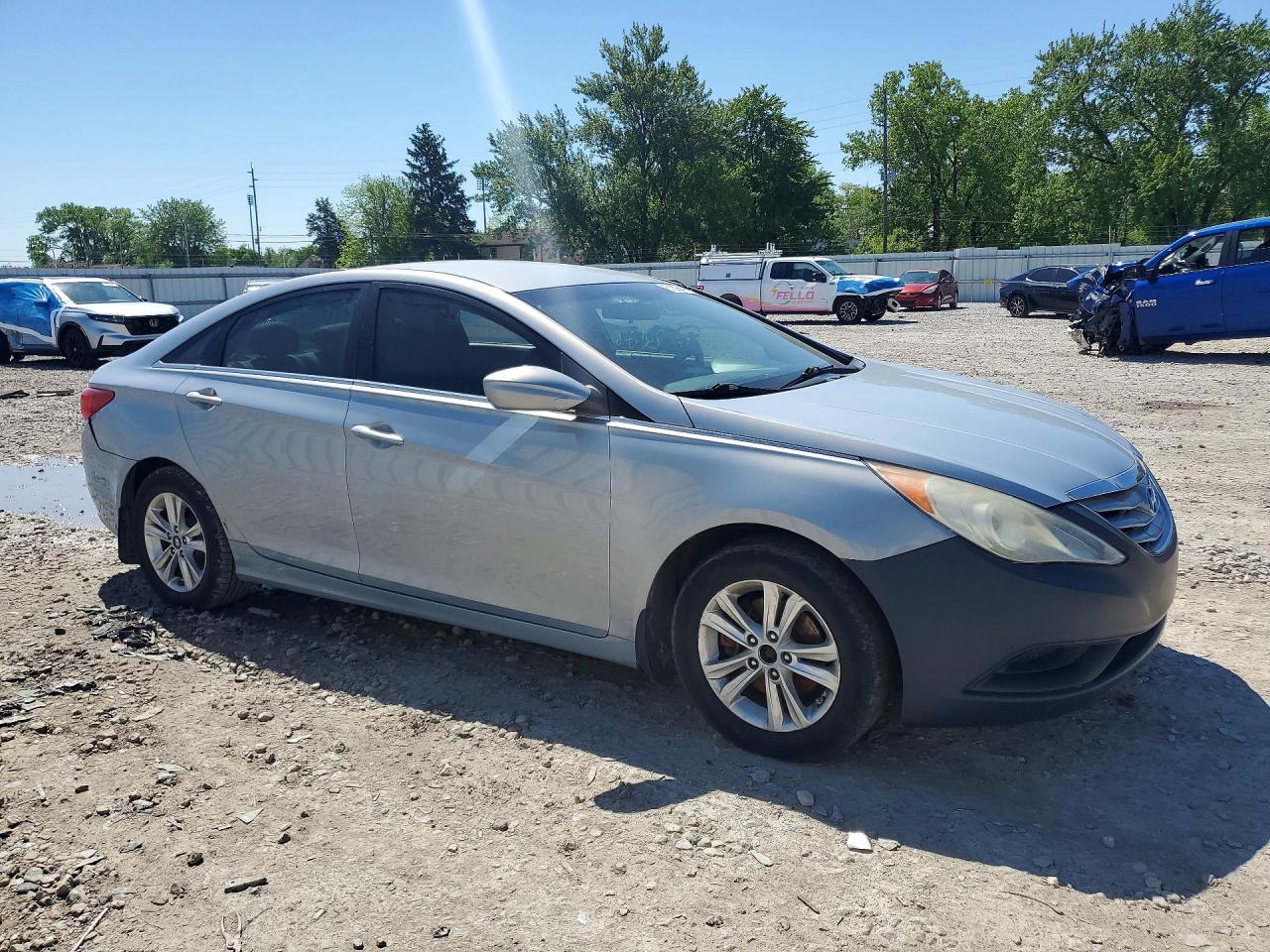 2011 Hyundai Sonata Gls Silver vin: 5NPEB4AC0BH113601