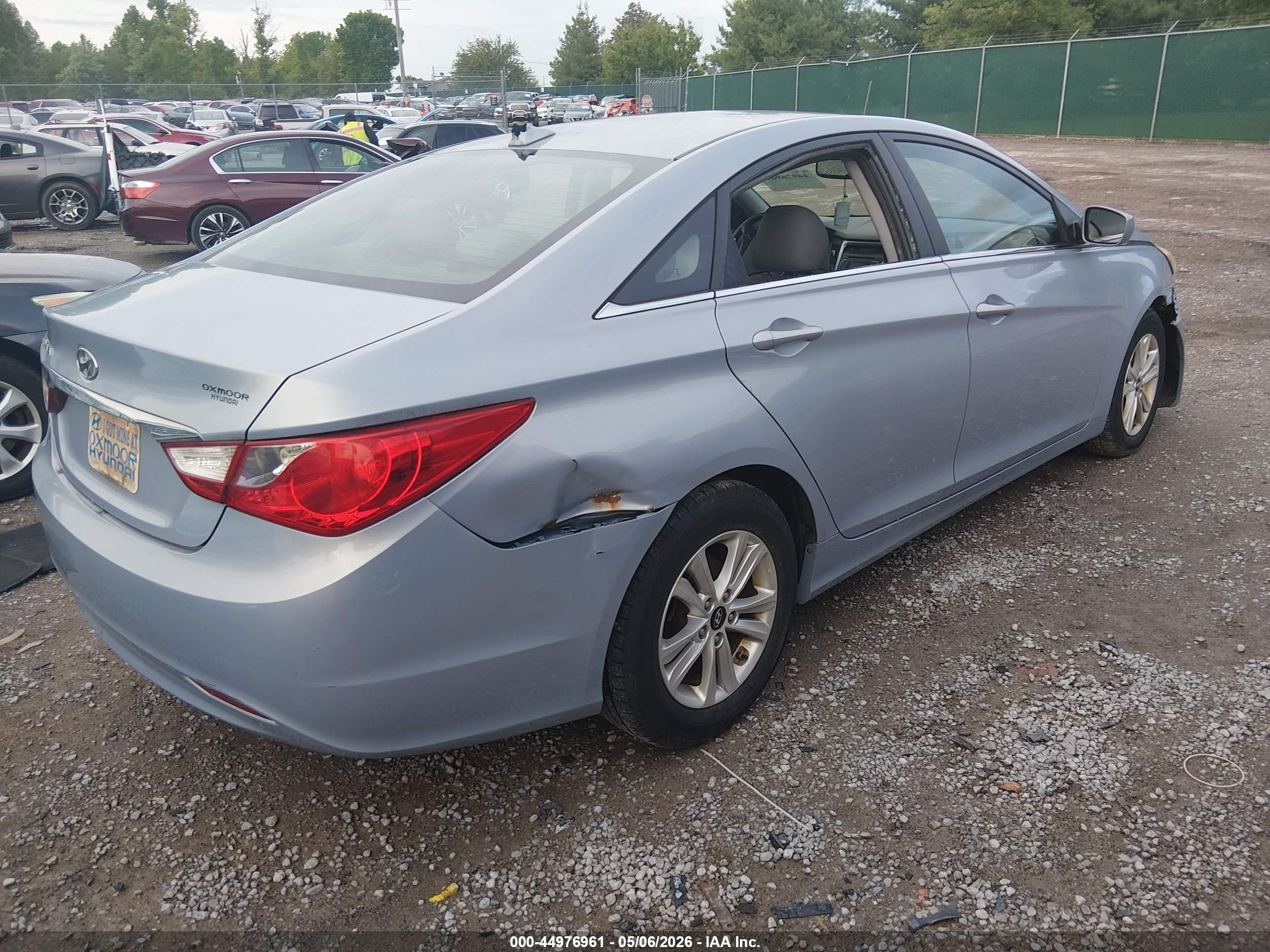 2011 Hyundai Sonata Gls Blue vin: 5NPEB4AC0BH122363