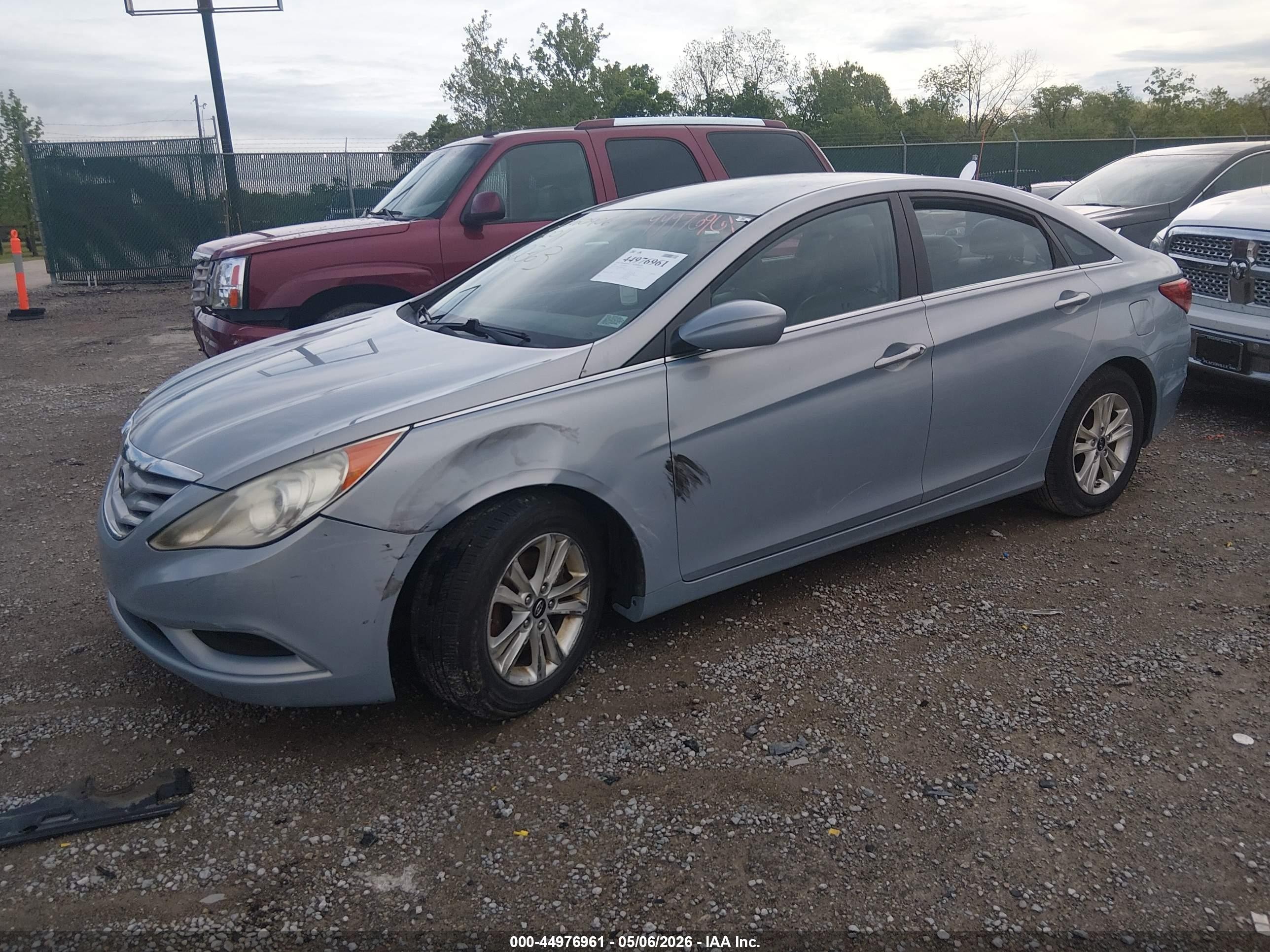 2011 Hyundai Sonata Gls Blue vin: 5NPEB4AC0BH122363