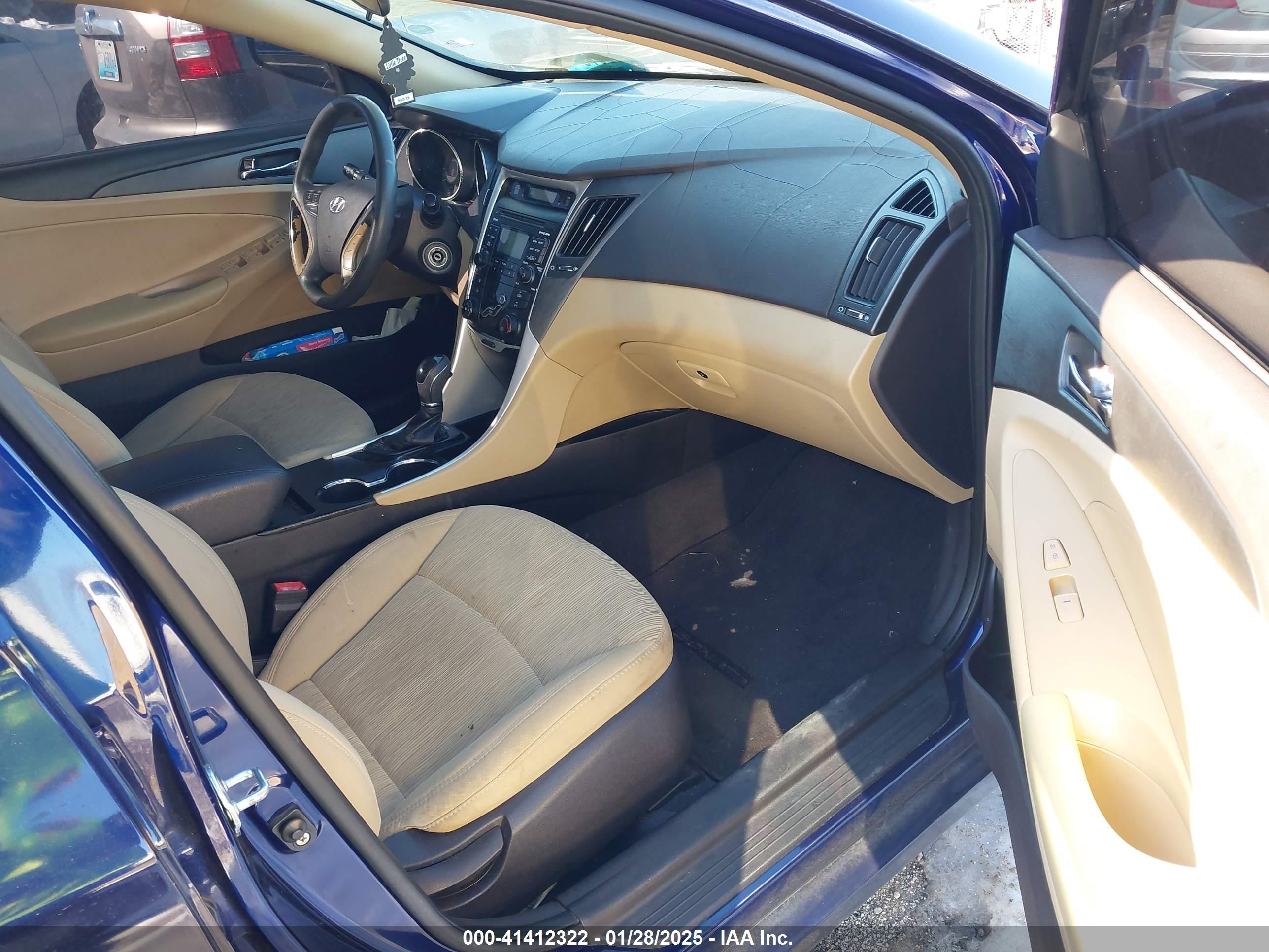 2011 Hyundai Sonata Gls Blue vin: 5NPEB4AC0BH132732