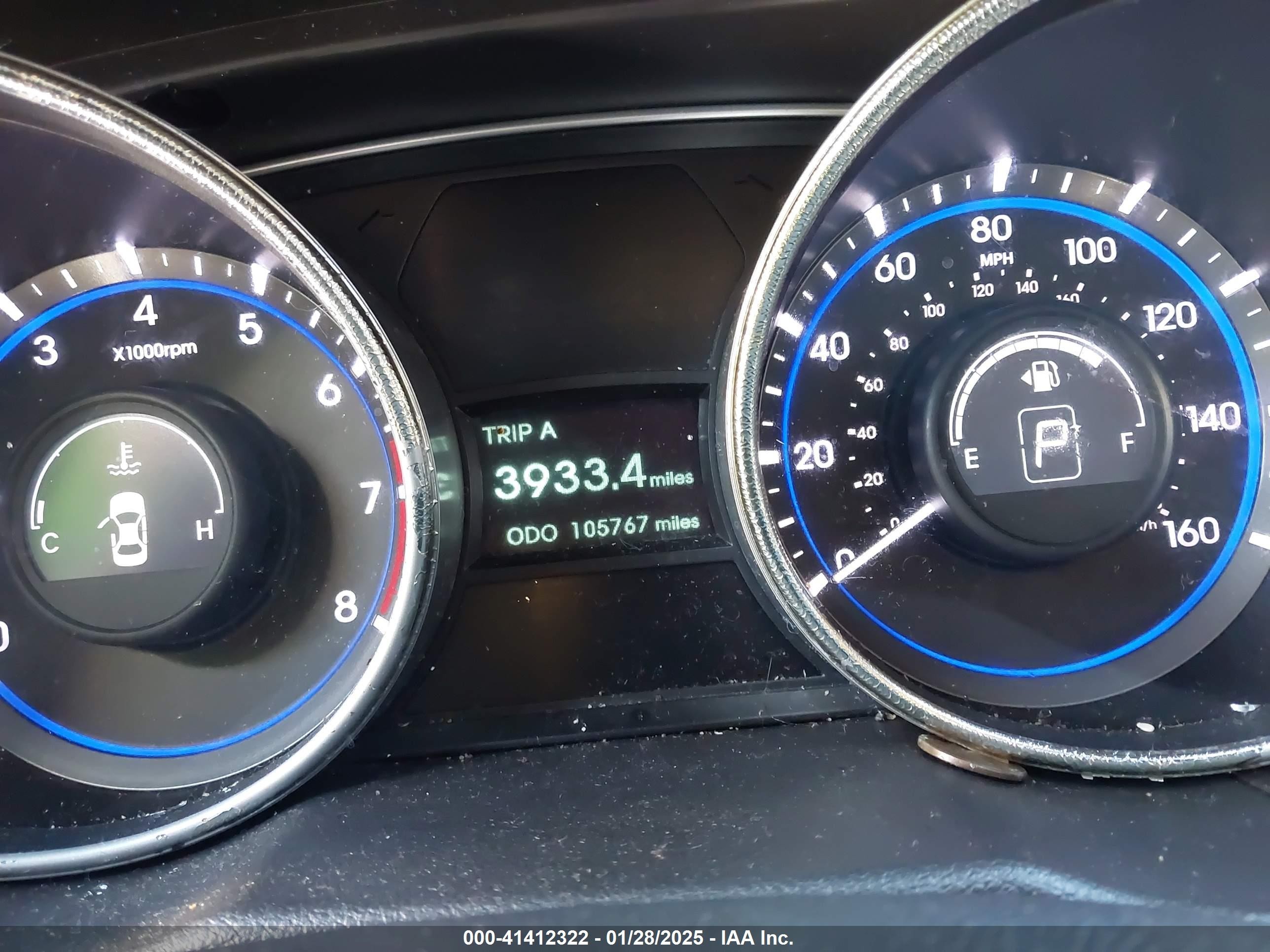 2011 Hyundai Sonata Gls Blue vin: 5NPEB4AC0BH132732