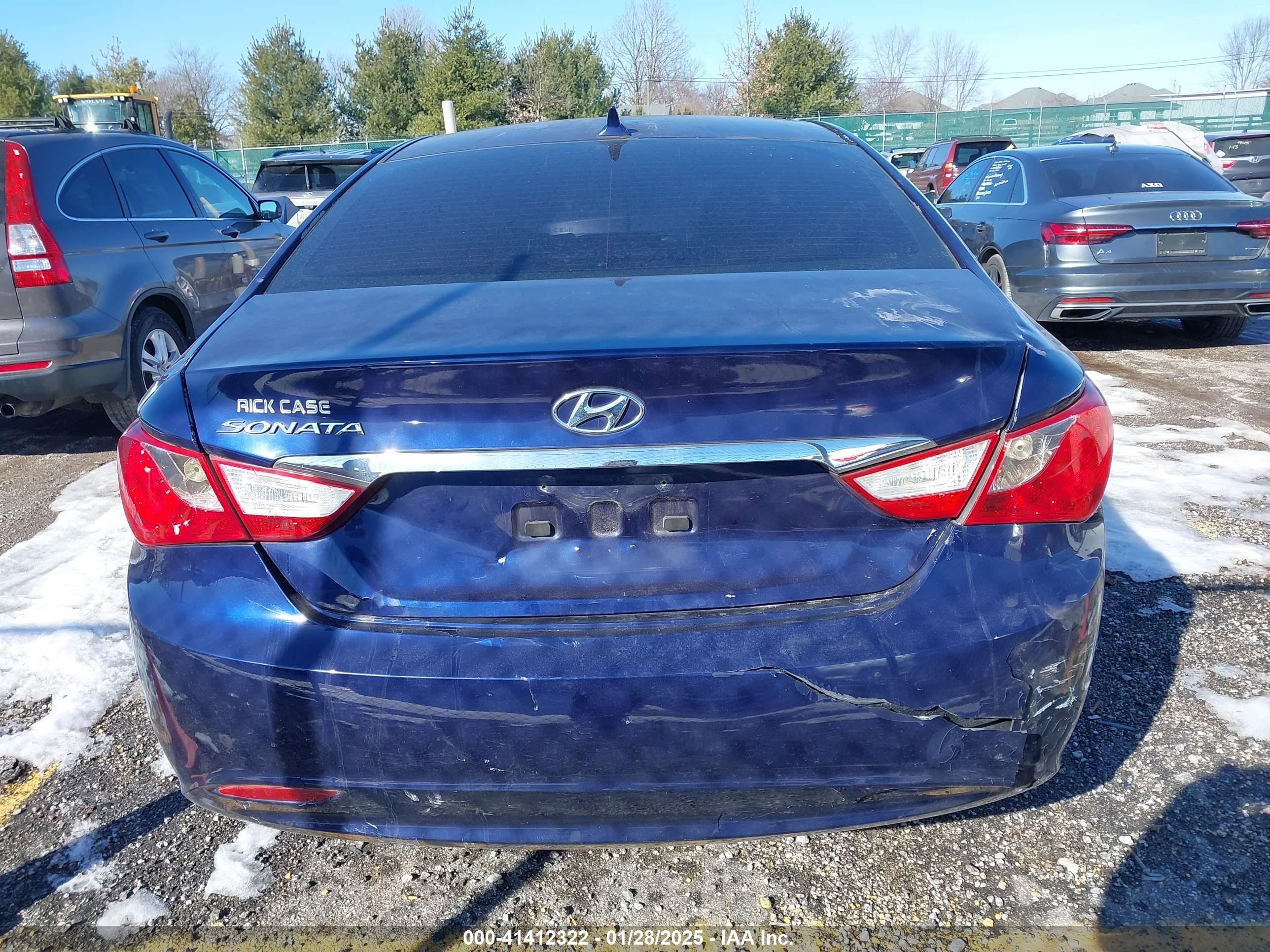 2011 Hyundai Sonata Gls Blue vin: 5NPEB4AC0BH132732
