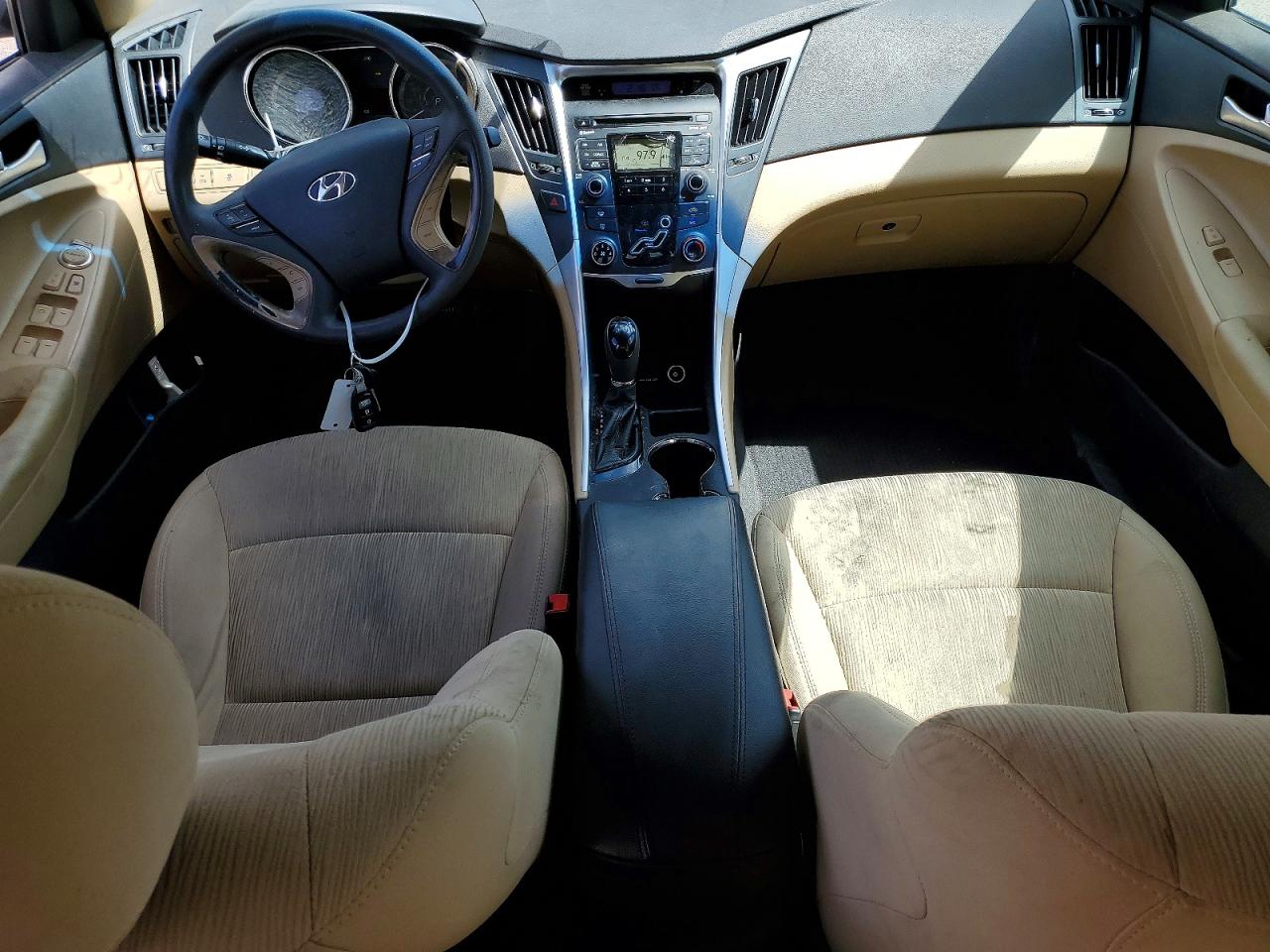 2011 Hyundai Sonata Gls White vin: 5NPEB4AC0BH144315