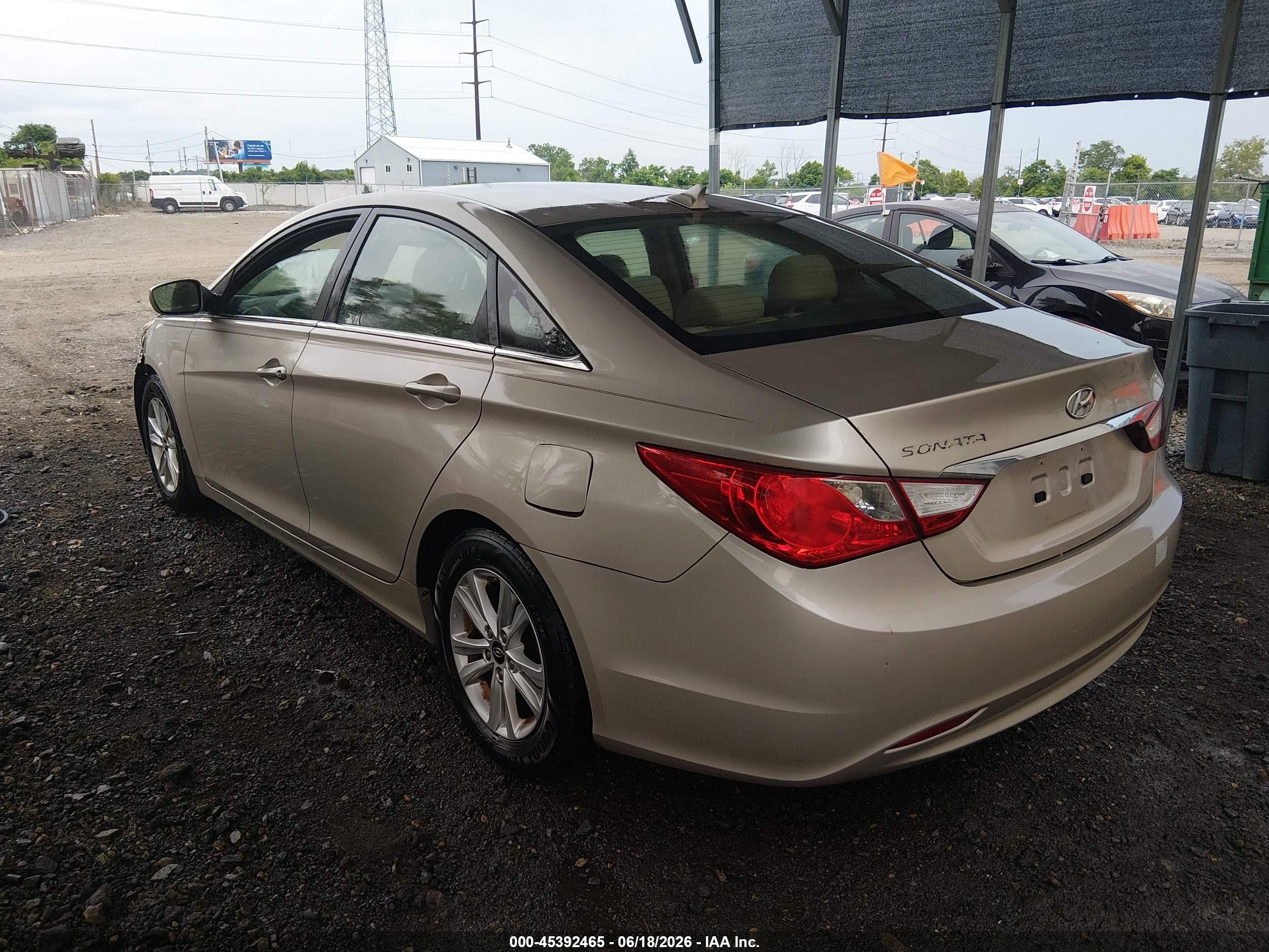 2011 Hyundai Sonata Gls Gold vin: 5NPEB4AC0BH159624