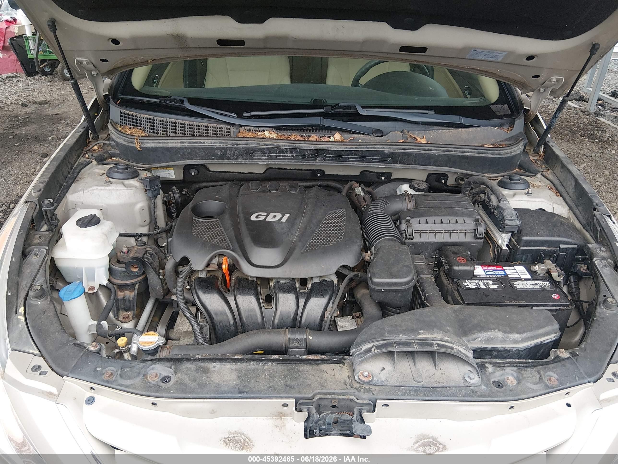 2011 Hyundai Sonata Gls Gold vin: 5NPEB4AC0BH159624