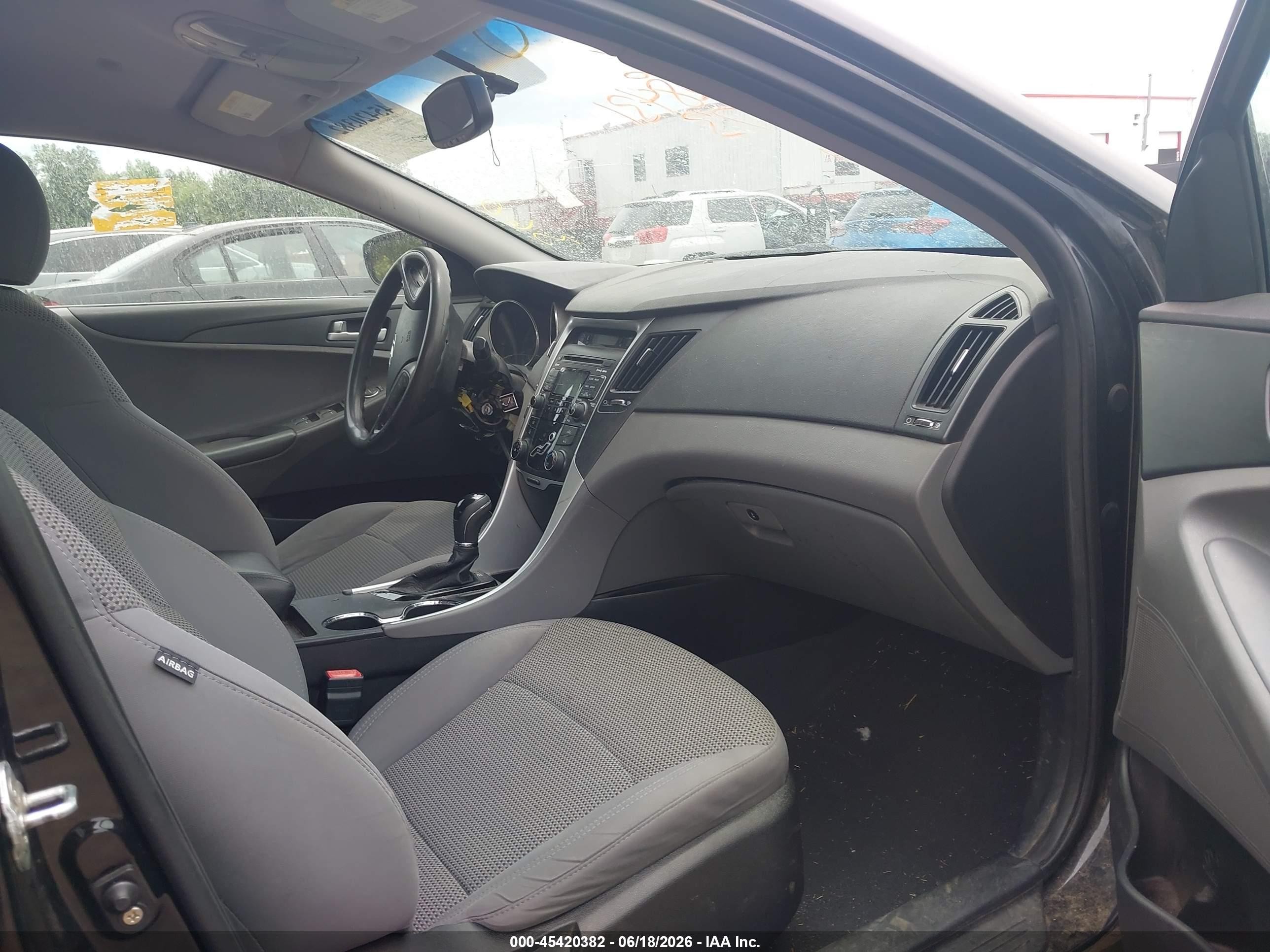 2011 Hyundai Sonata Gls Black vin: 5NPEB4AC0BH168873