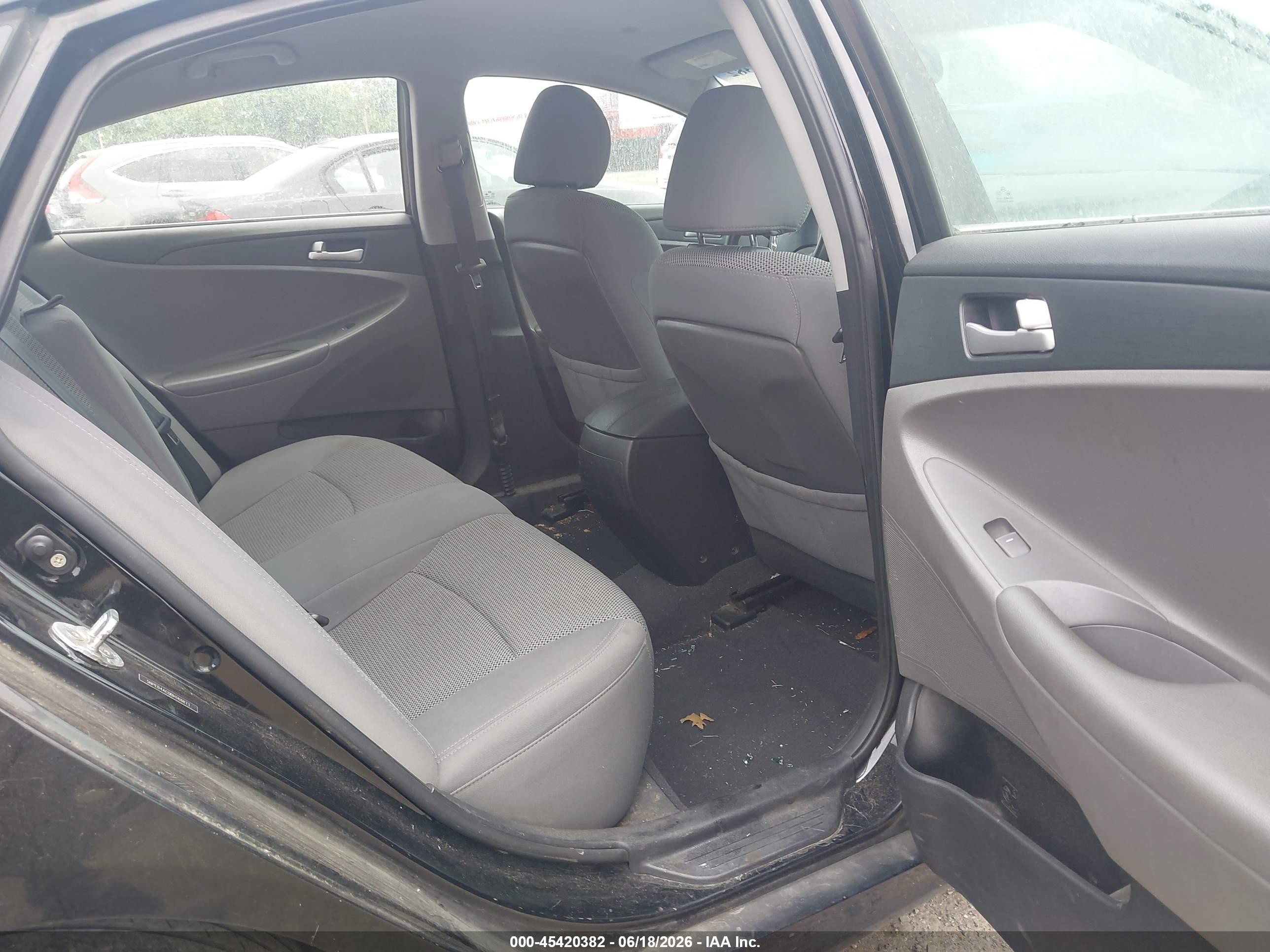 2011 Hyundai Sonata Gls Black vin: 5NPEB4AC0BH168873