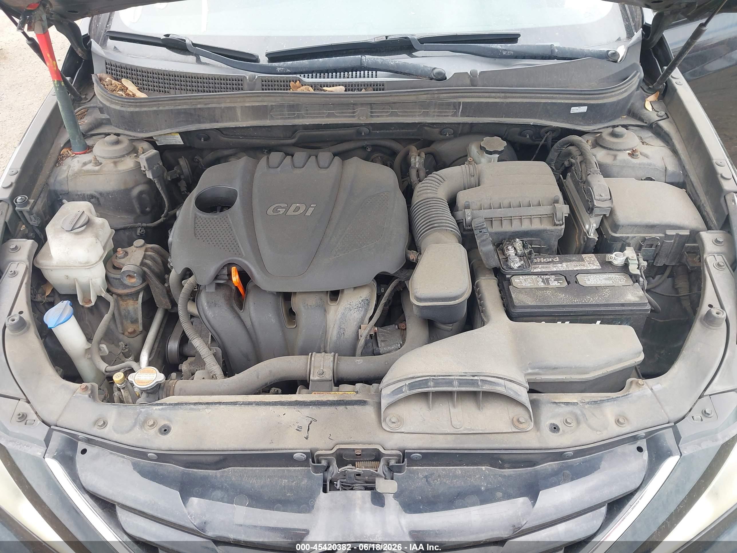 2011 Hyundai Sonata Gls Black vin: 5NPEB4AC0BH168873