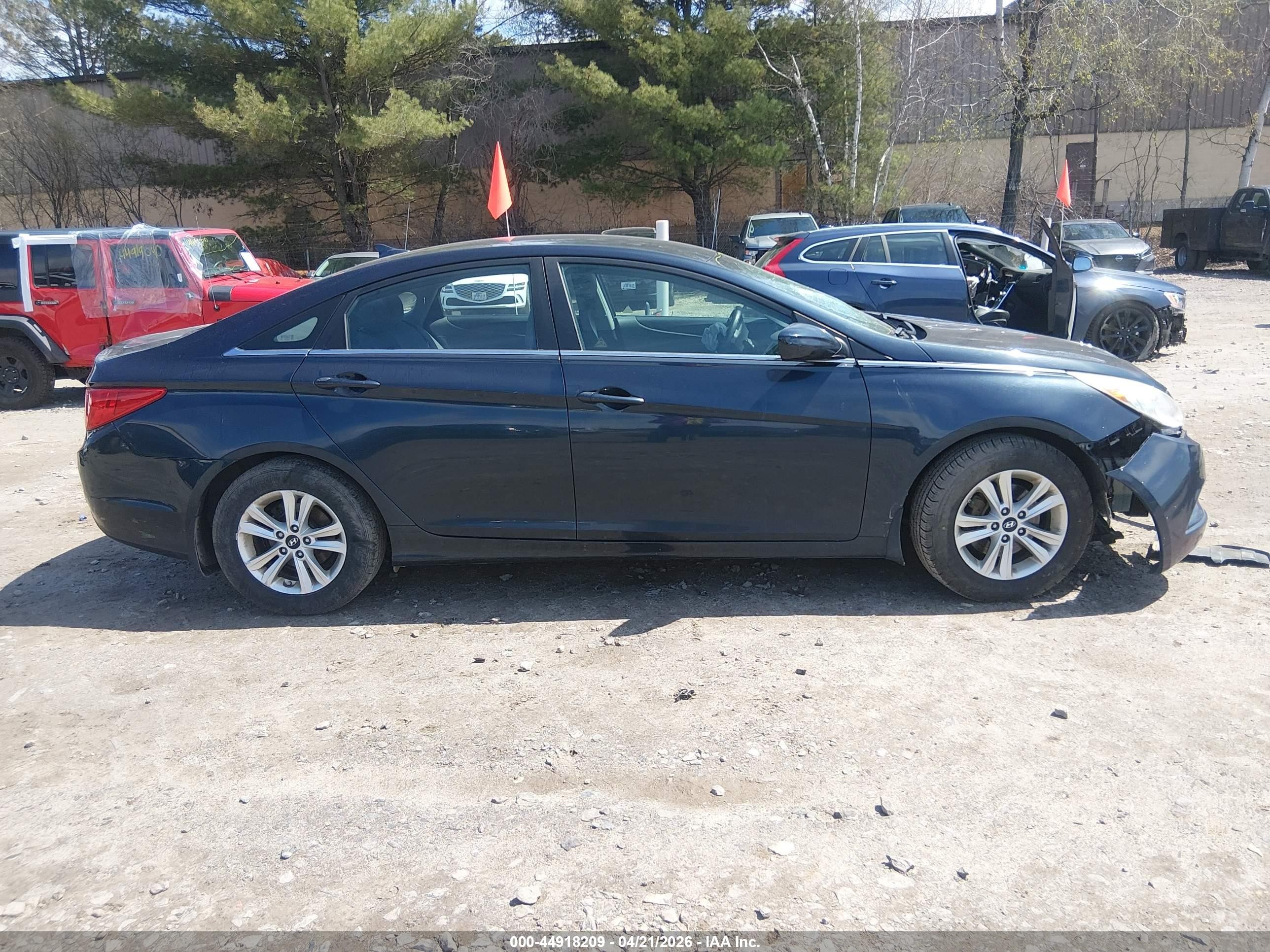 2011 Hyundai Sonata Gls Blue vin: 5NPEB4AC0BH175662