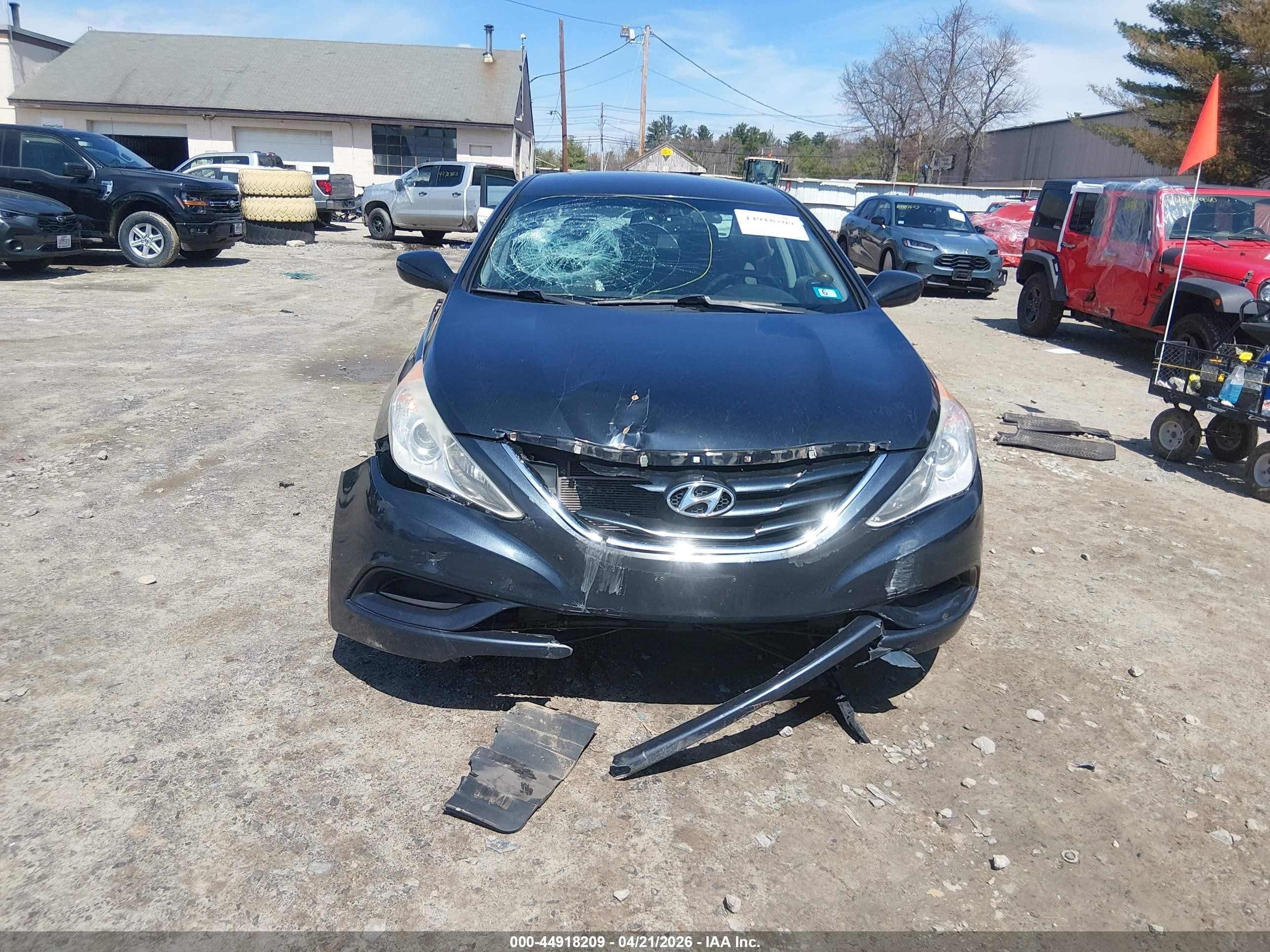 2011 Hyundai Sonata Gls Blue vin: 5NPEB4AC0BH175662