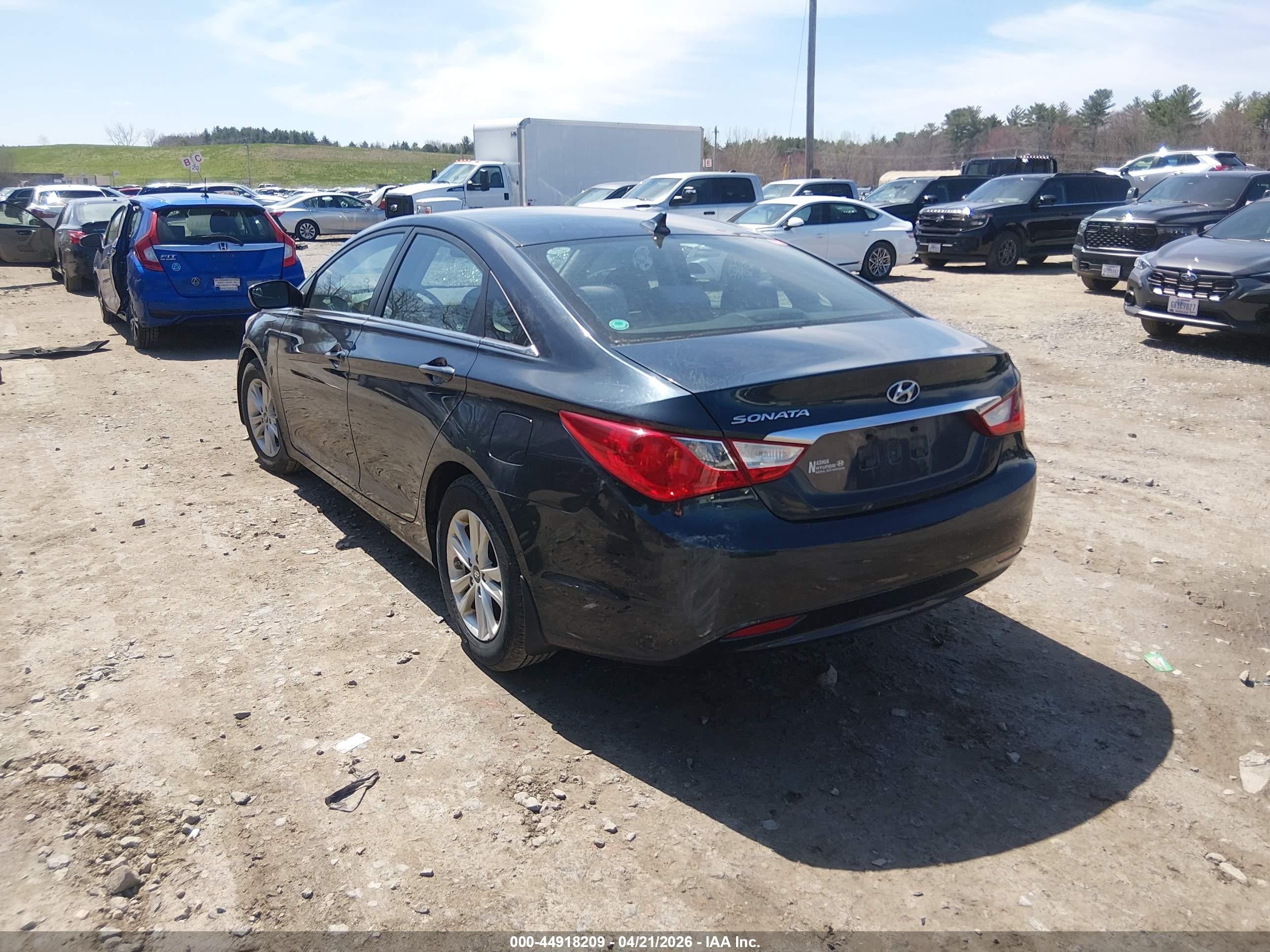 2011 Hyundai Sonata Gls Blue vin: 5NPEB4AC0BH175662