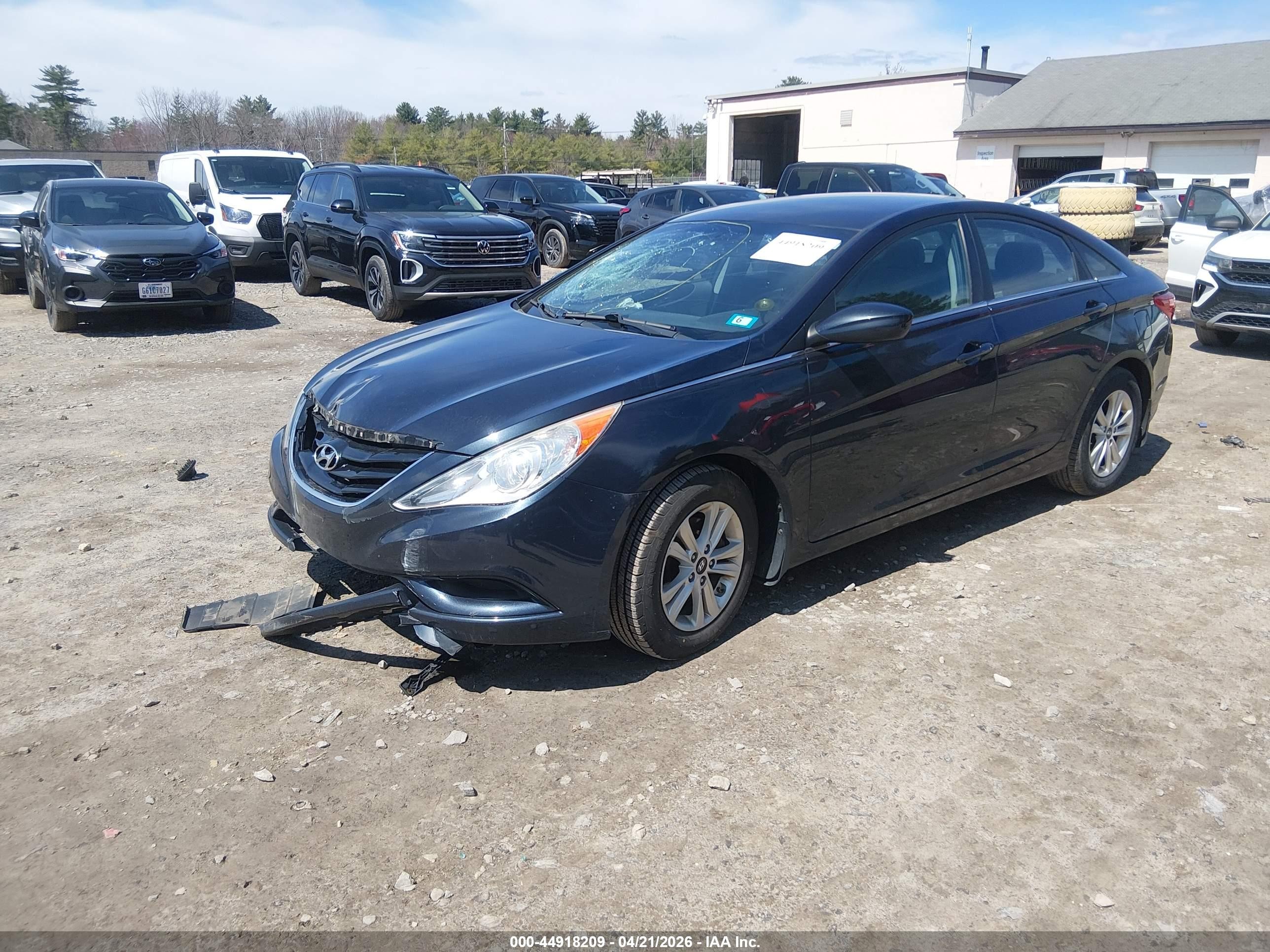 2011 Hyundai Sonata Gls Blue vin: 5NPEB4AC0BH175662