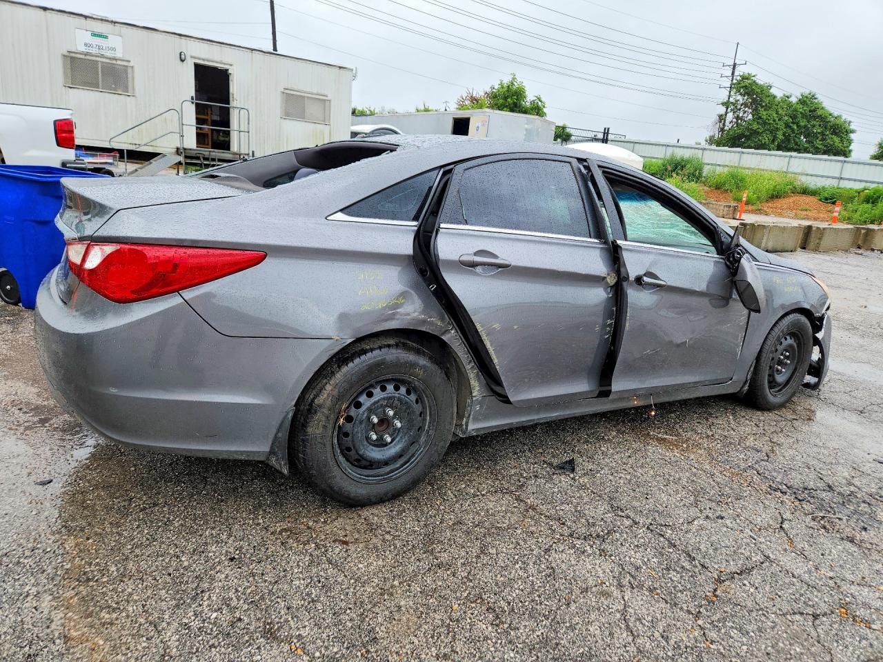 2011 Hyundai Sonata Gls Gray vin: 5NPEB4AC0BH181719