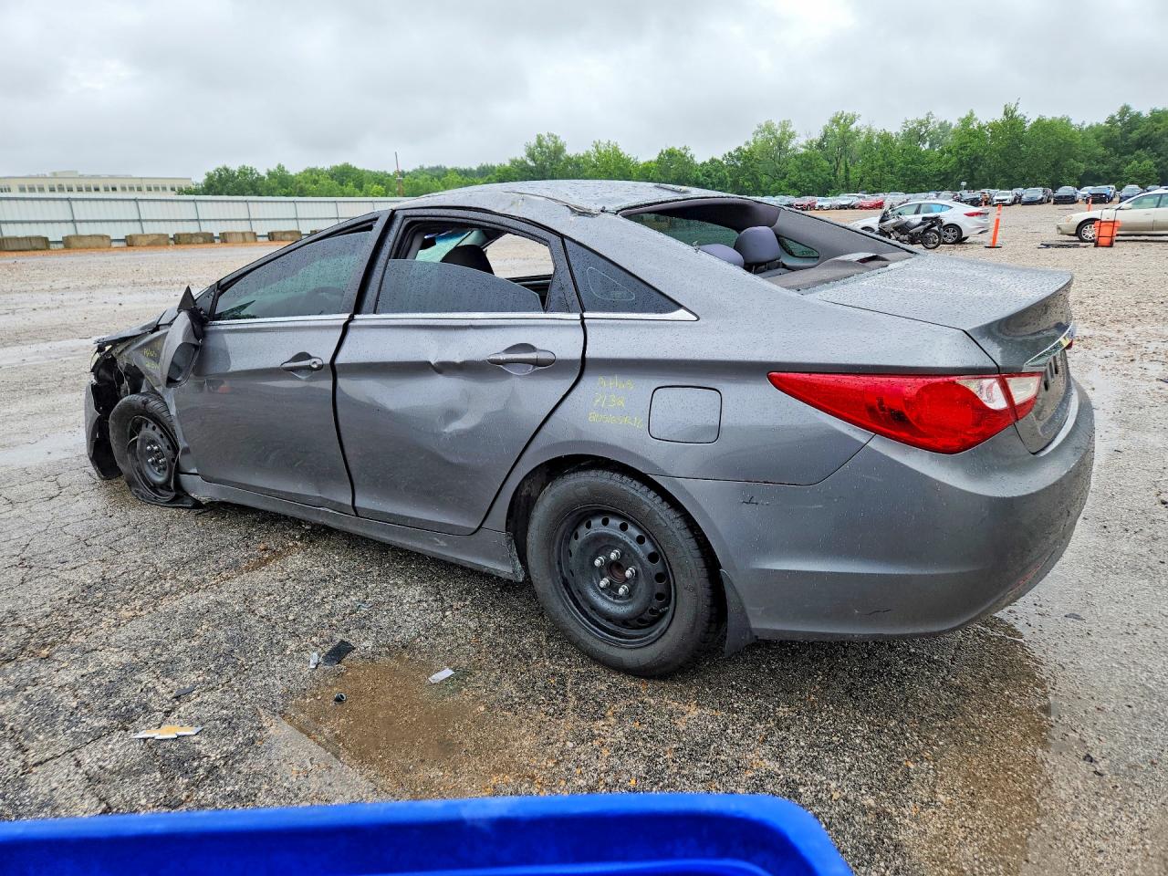 2011 Hyundai Sonata Gls Gray vin: 5NPEB4AC0BH181719