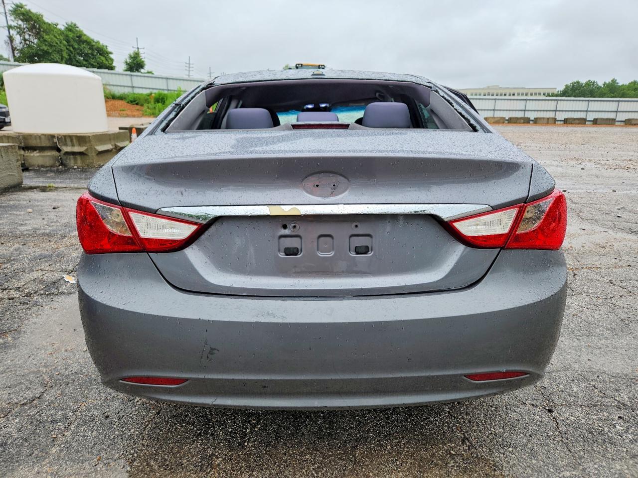 2011 Hyundai Sonata Gls Gray vin: 5NPEB4AC0BH181719