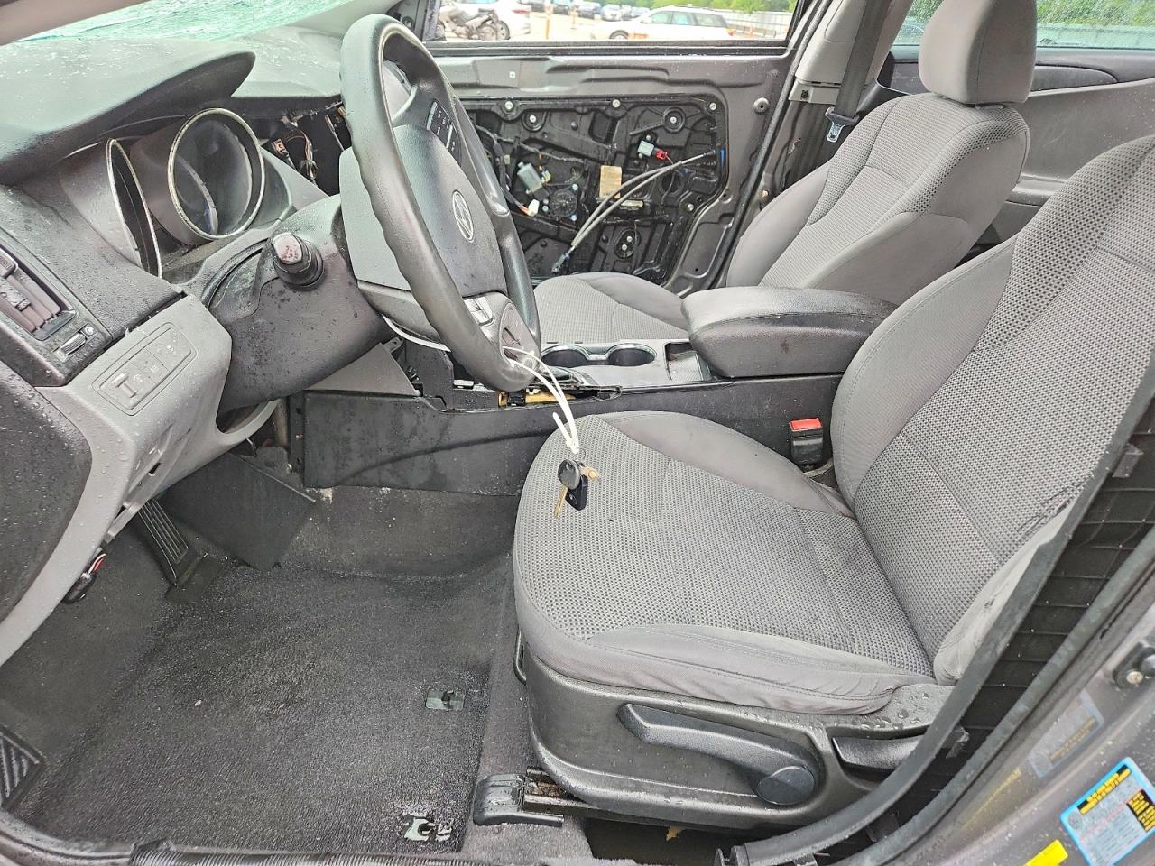 2011 Hyundai Sonata Gls Gray vin: 5NPEB4AC0BH181719