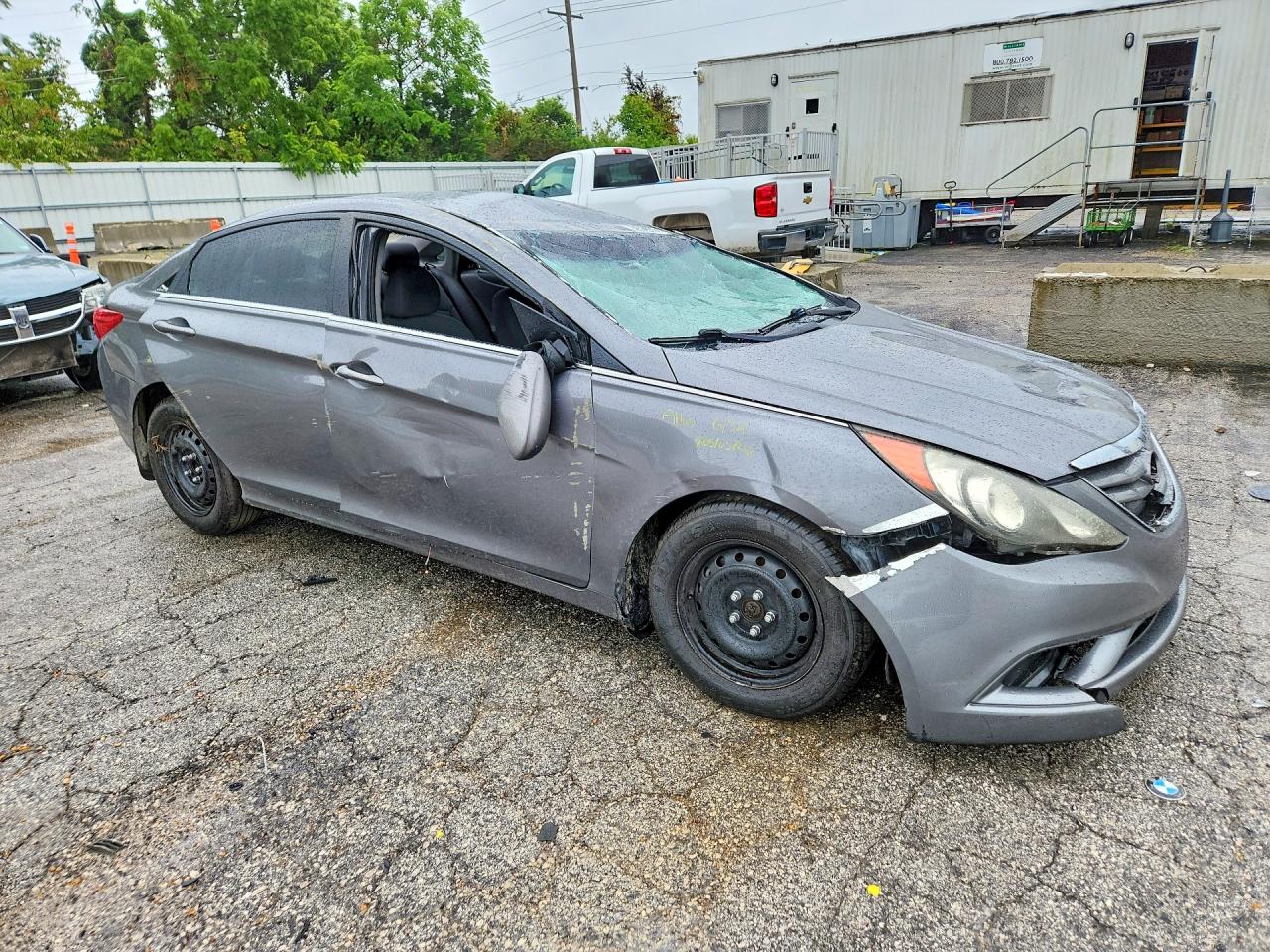2011 Hyundai Sonata Gls Gray vin: 5NPEB4AC0BH181719