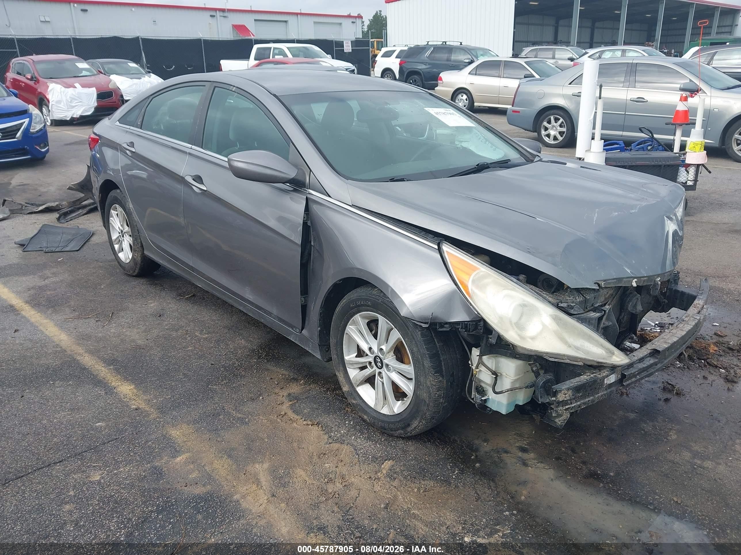 2011 Hyundai Sonata Gls Gray vin: 5NPEB4AC0BH209969