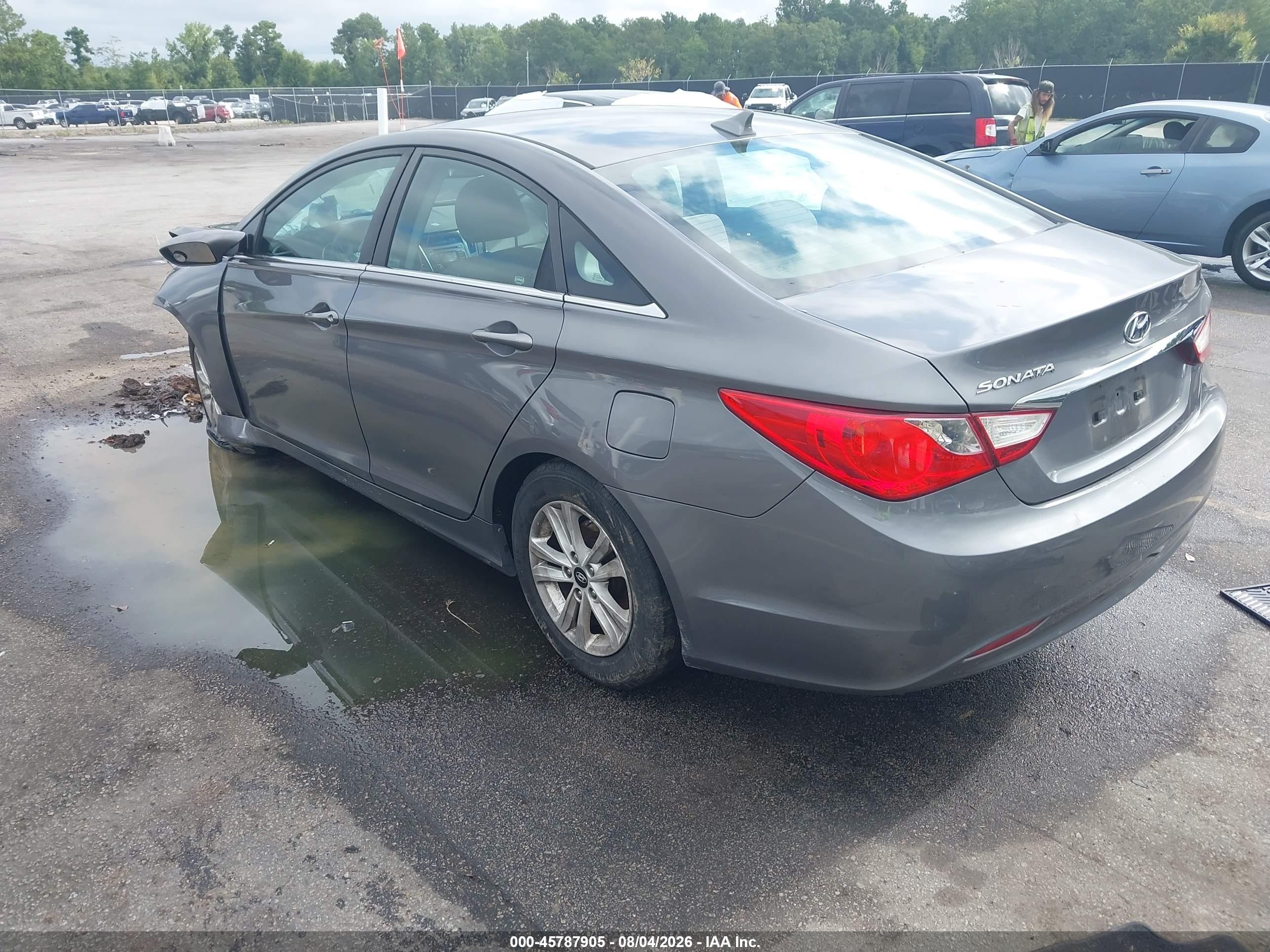 2011 Hyundai Sonata Gls Gray vin: 5NPEB4AC0BH209969
