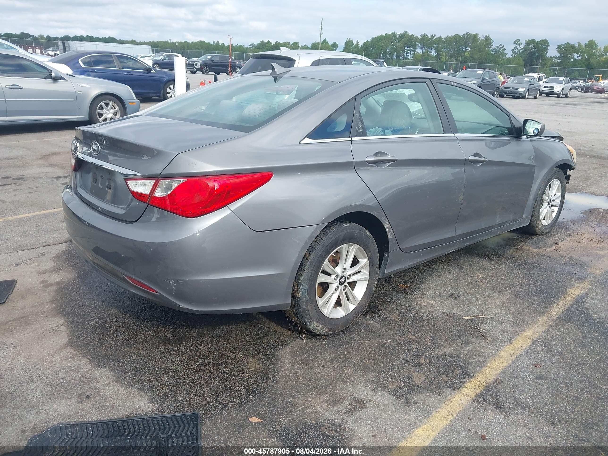 2011 Hyundai Sonata Gls Gray vin: 5NPEB4AC0BH209969