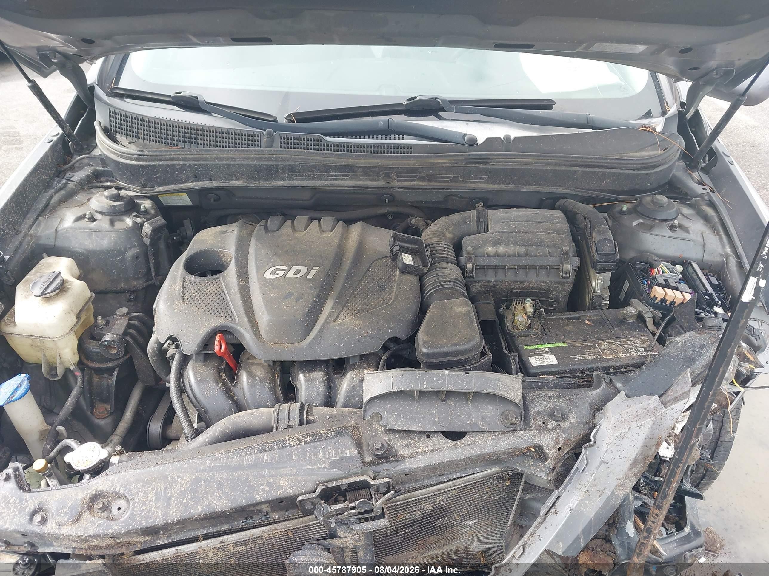 2011 Hyundai Sonata Gls Gray vin: 5NPEB4AC0BH209969