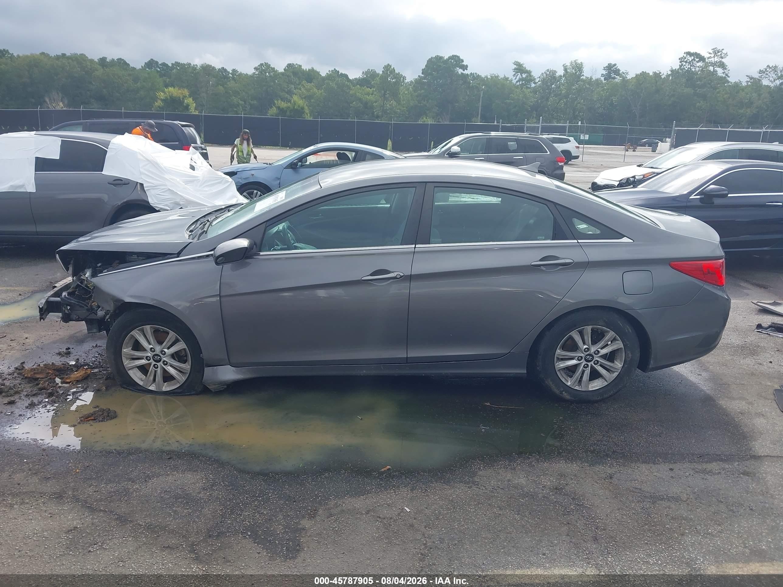 2011 Hyundai Sonata Gls Gray vin: 5NPEB4AC0BH209969