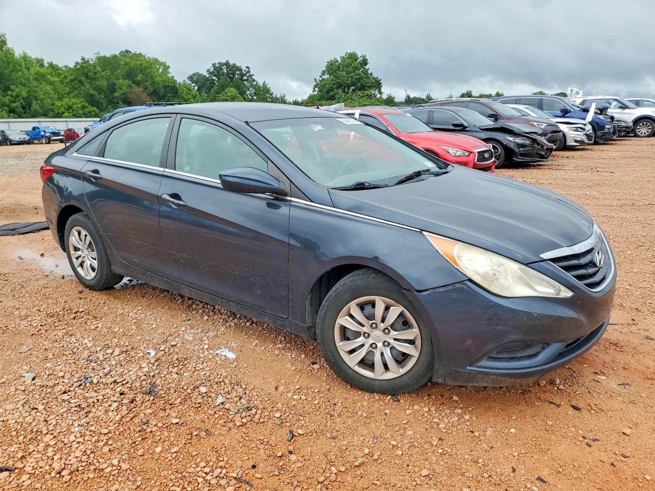 2011 Hyundai Sonata Gls Charcoal vin: 5NPEB4AC0BH210717