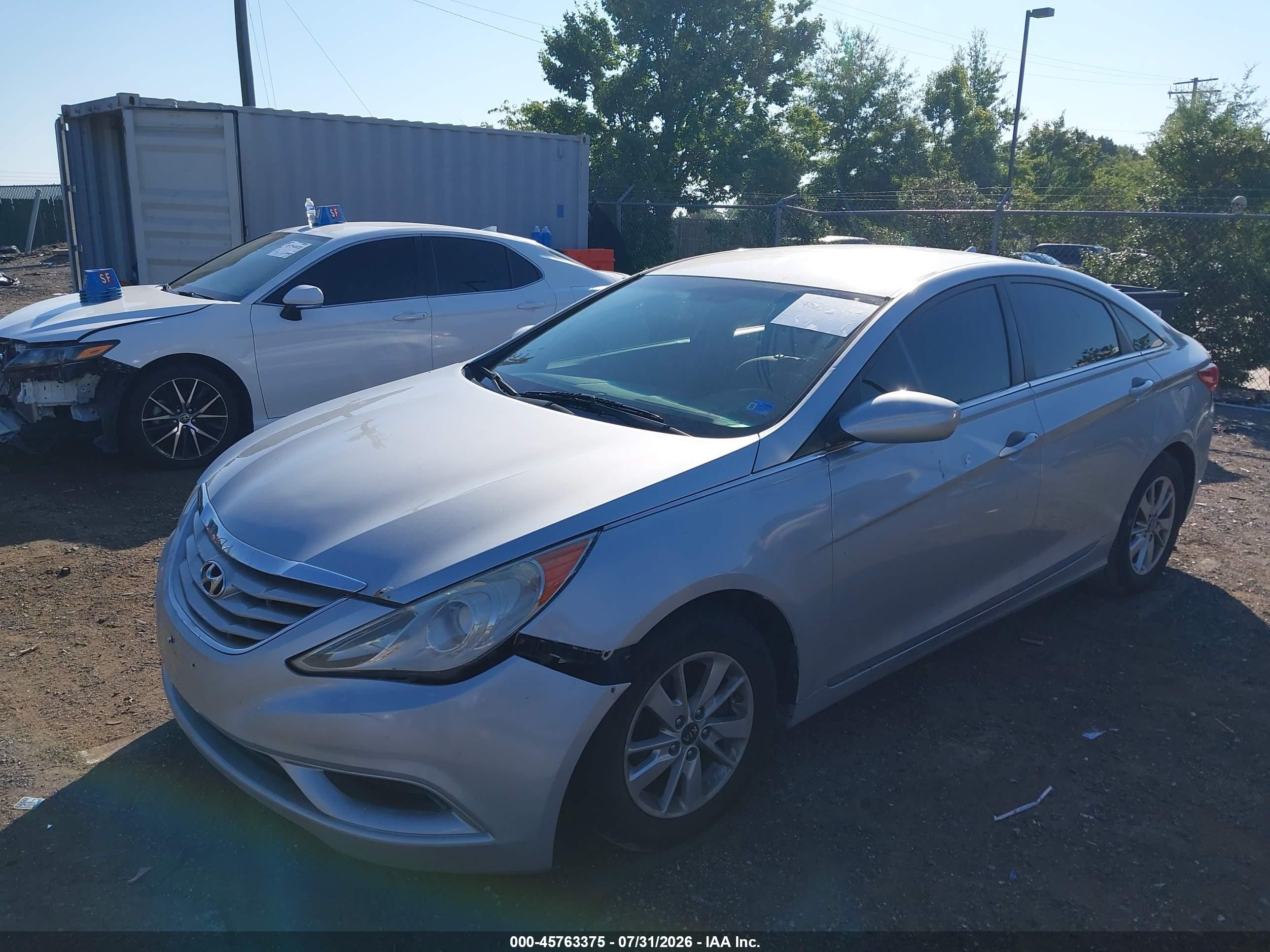 2011 Hyundai Sonata Gls Silver vin: 5NPEB4AC0BH211477