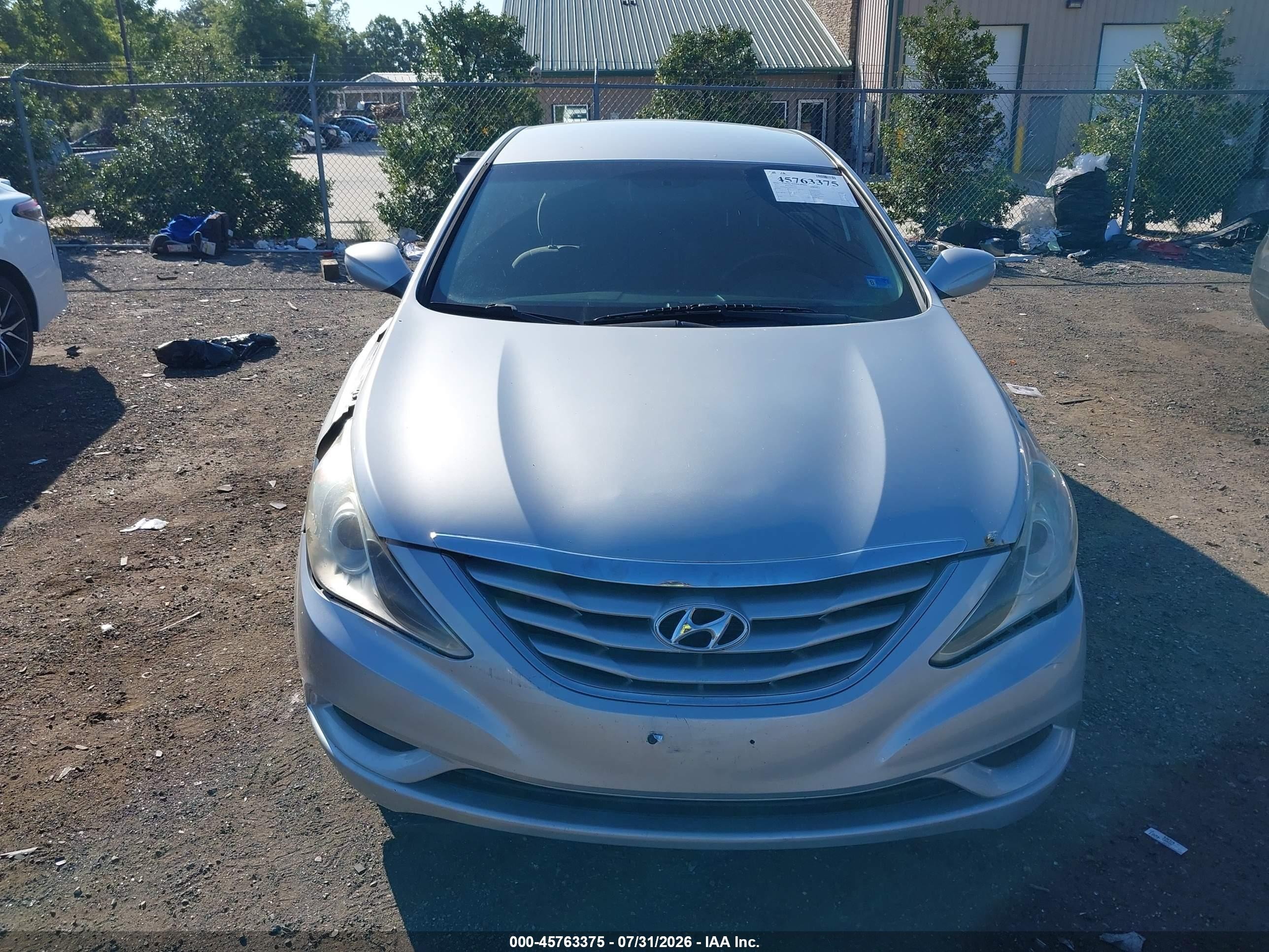 2011 Hyundai Sonata Gls Silver vin: 5NPEB4AC0BH211477