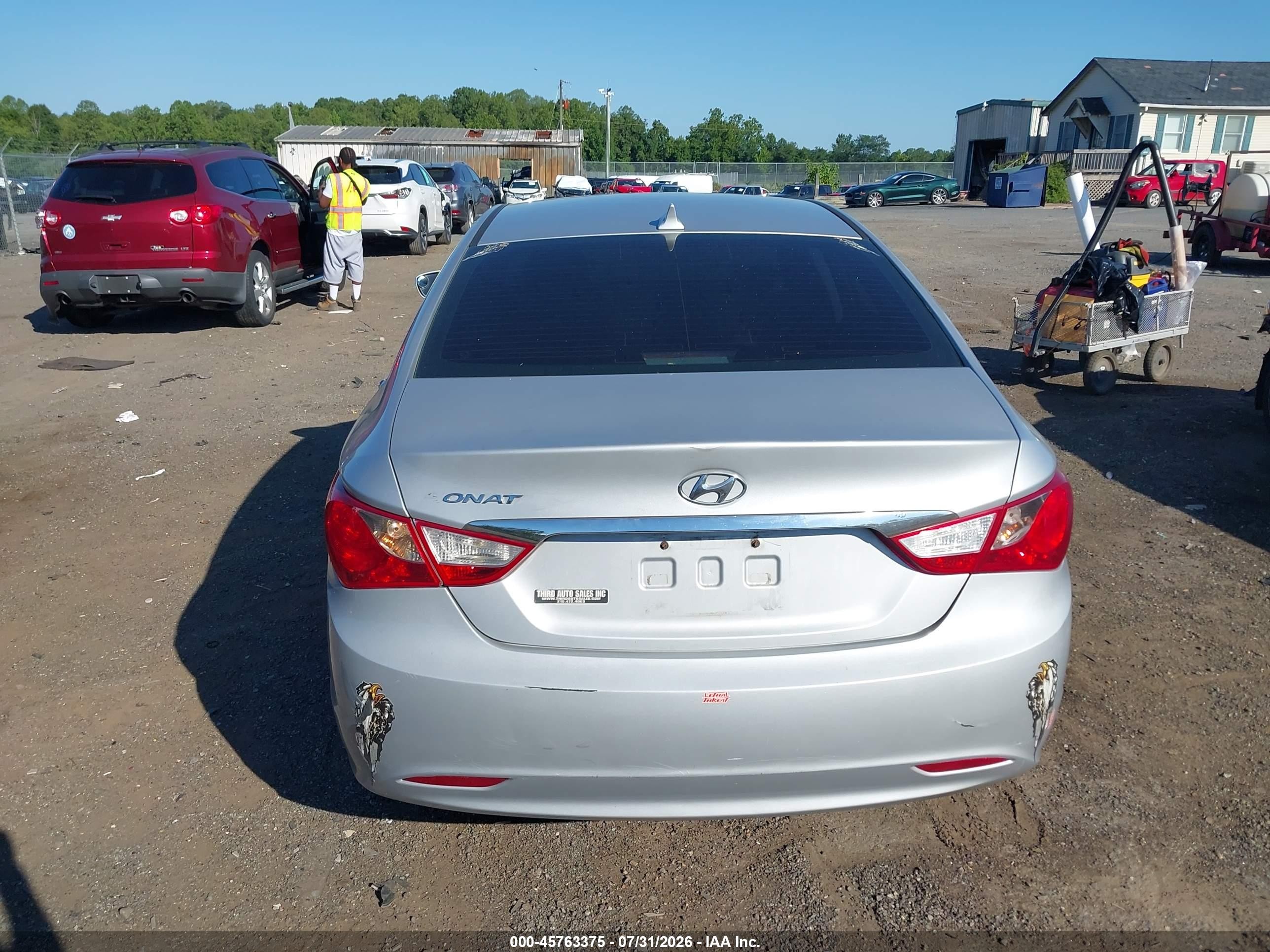 2011 Hyundai Sonata Gls Silver vin: 5NPEB4AC0BH211477
