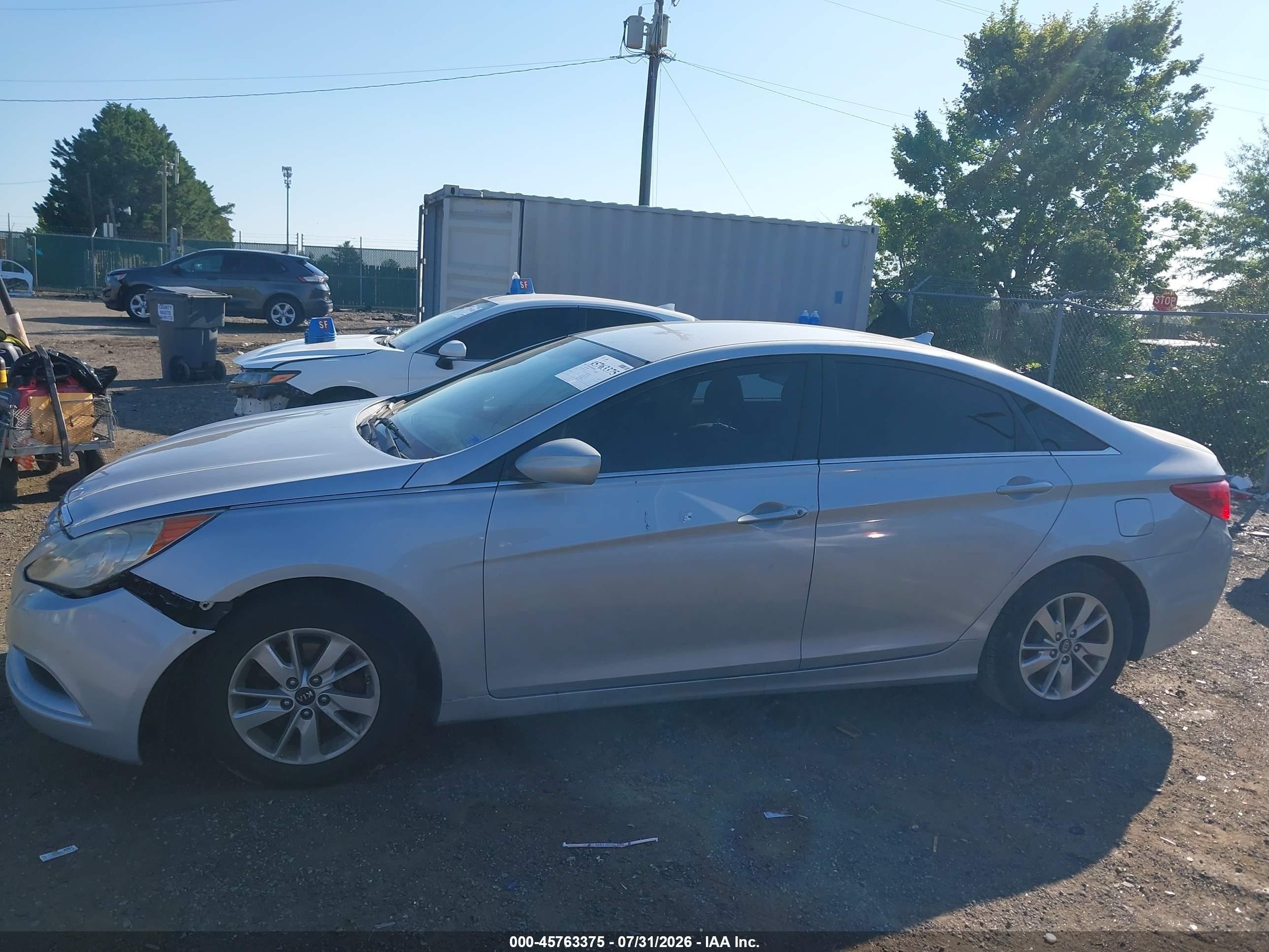 2011 Hyundai Sonata Gls Silver vin: 5NPEB4AC0BH211477