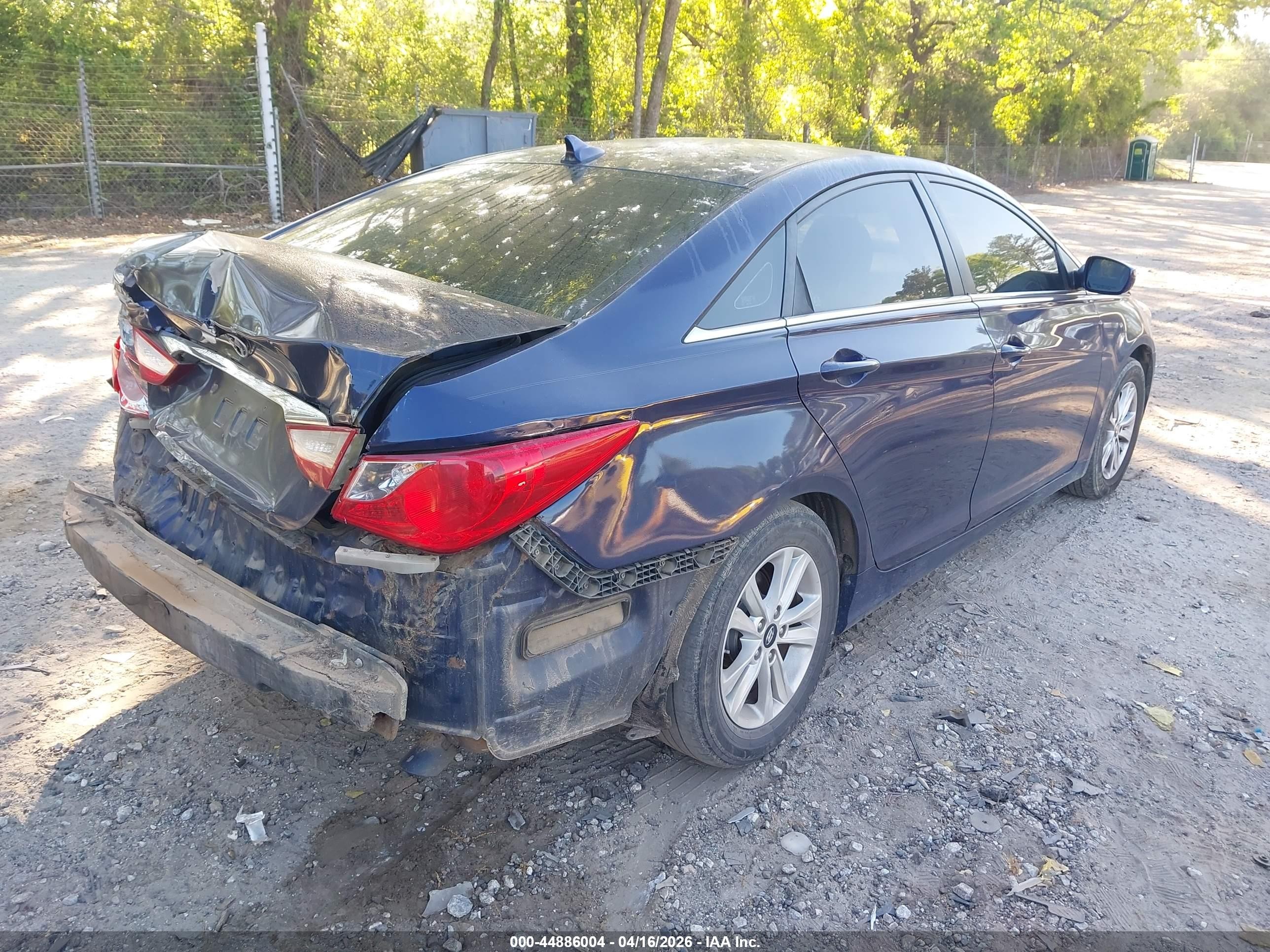 2011 Hyundai Sonata Gls Синий vin: 5NPEB4AC0BH215318