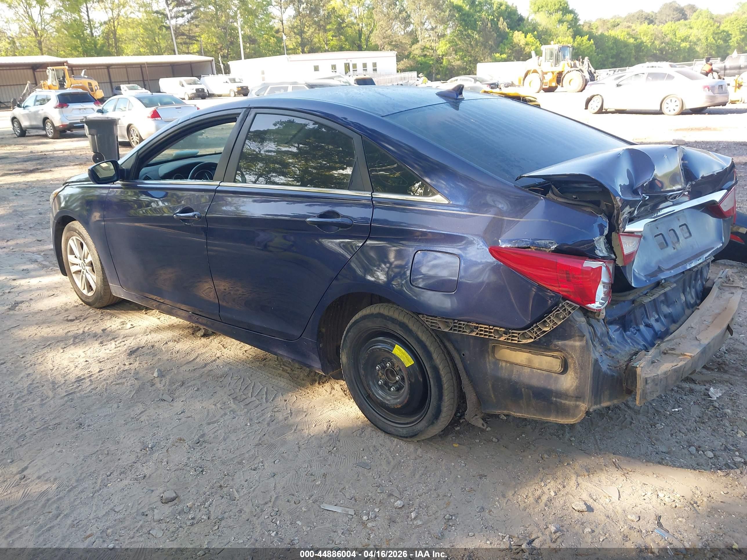 2011 Hyundai Sonata Gls Синий vin: 5NPEB4AC0BH215318