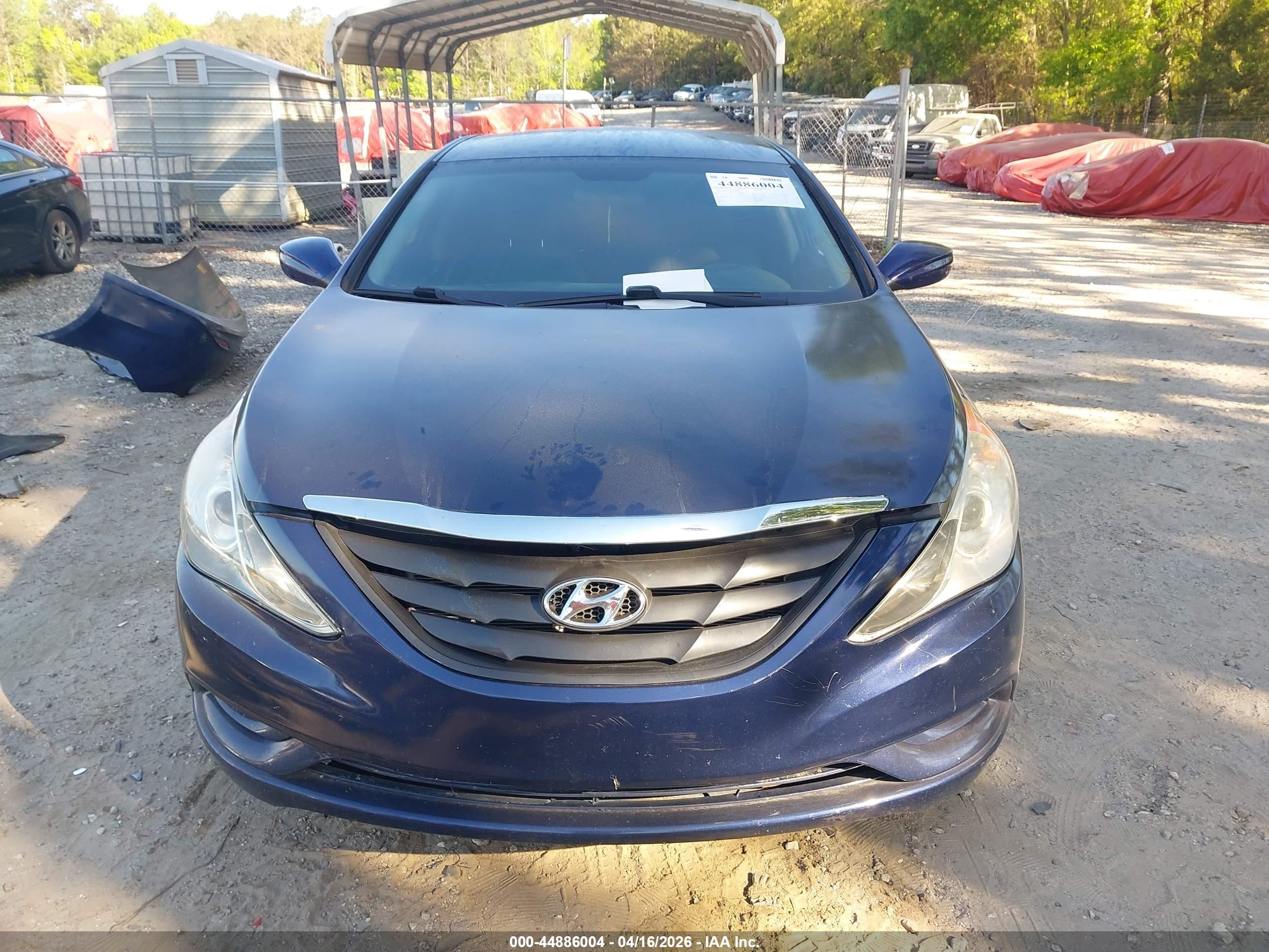 2011 Hyundai Sonata Gls Синий vin: 5NPEB4AC0BH215318