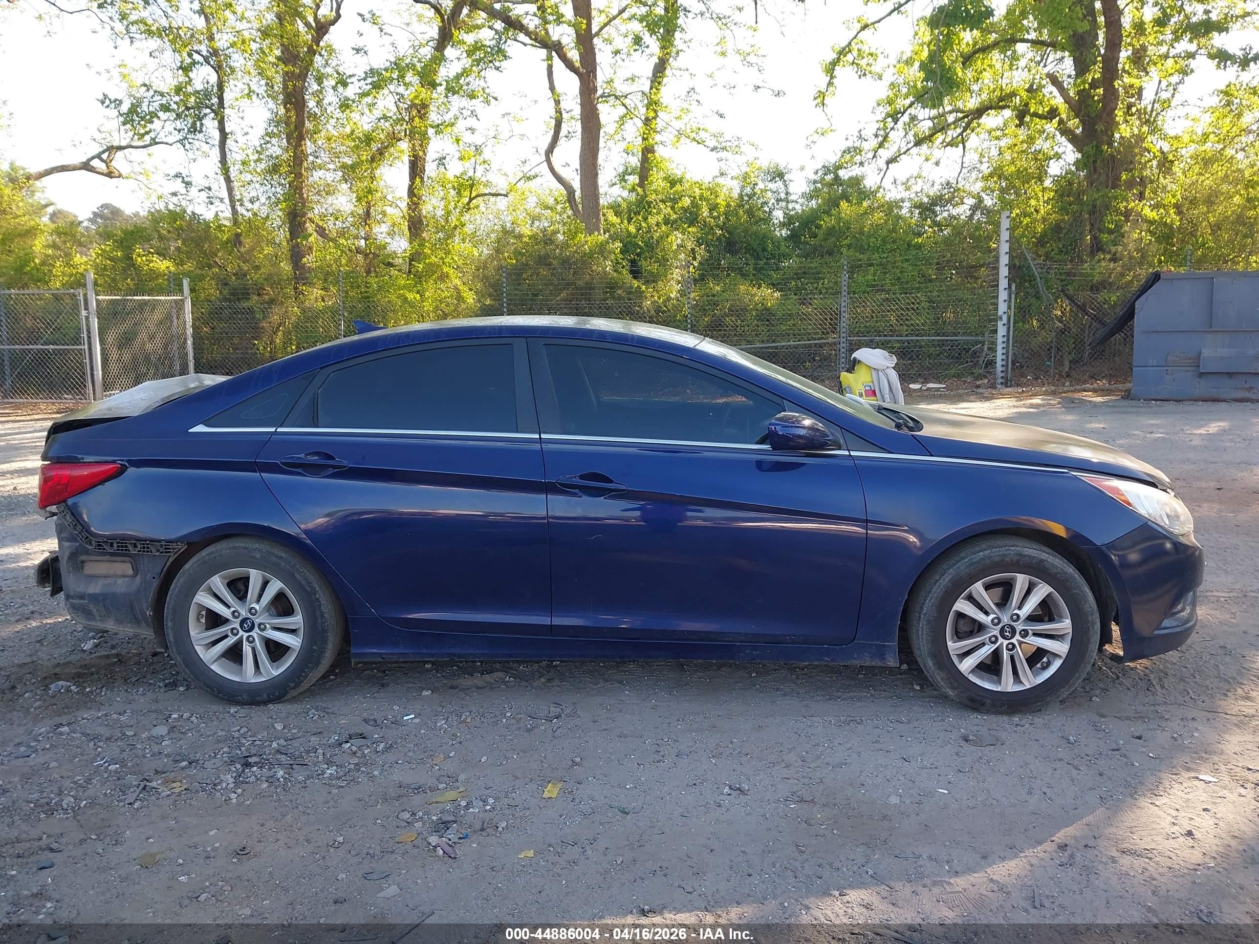 2011 Hyundai Sonata Gls Синий vin: 5NPEB4AC0BH215318