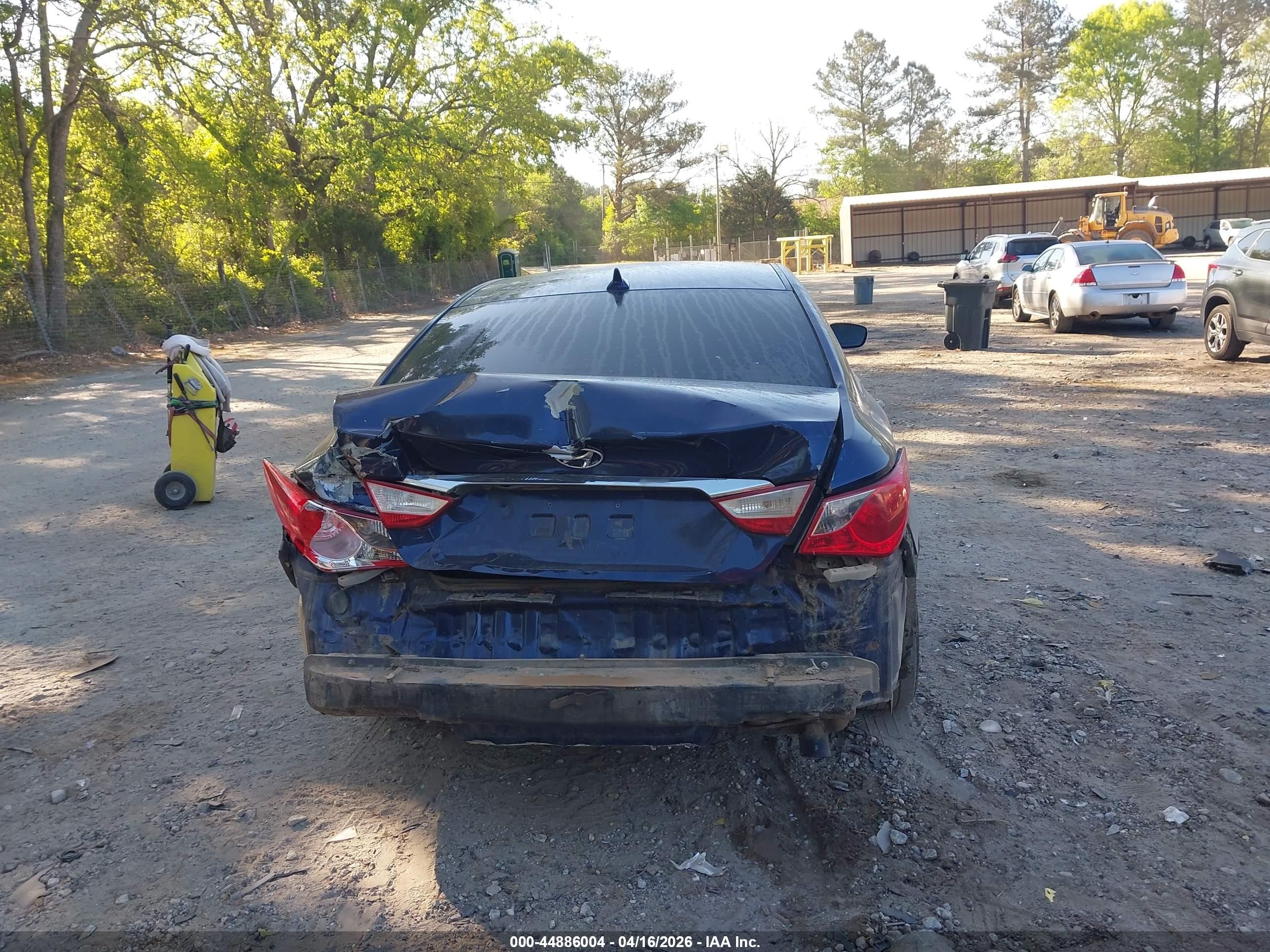 2011 Hyundai Sonata Gls Синий vin: 5NPEB4AC0BH215318