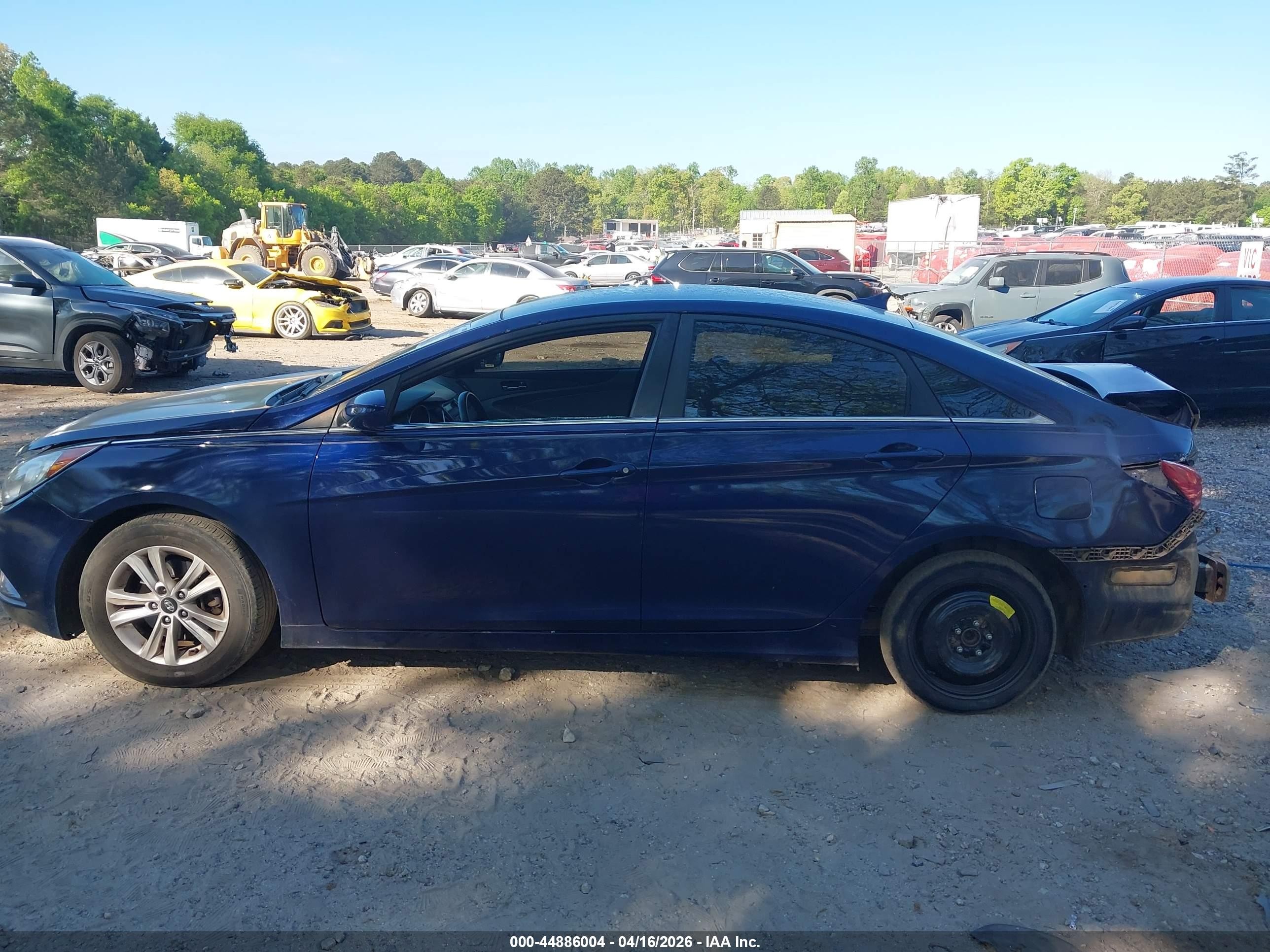 2011 Hyundai Sonata Gls Синий vin: 5NPEB4AC0BH215318