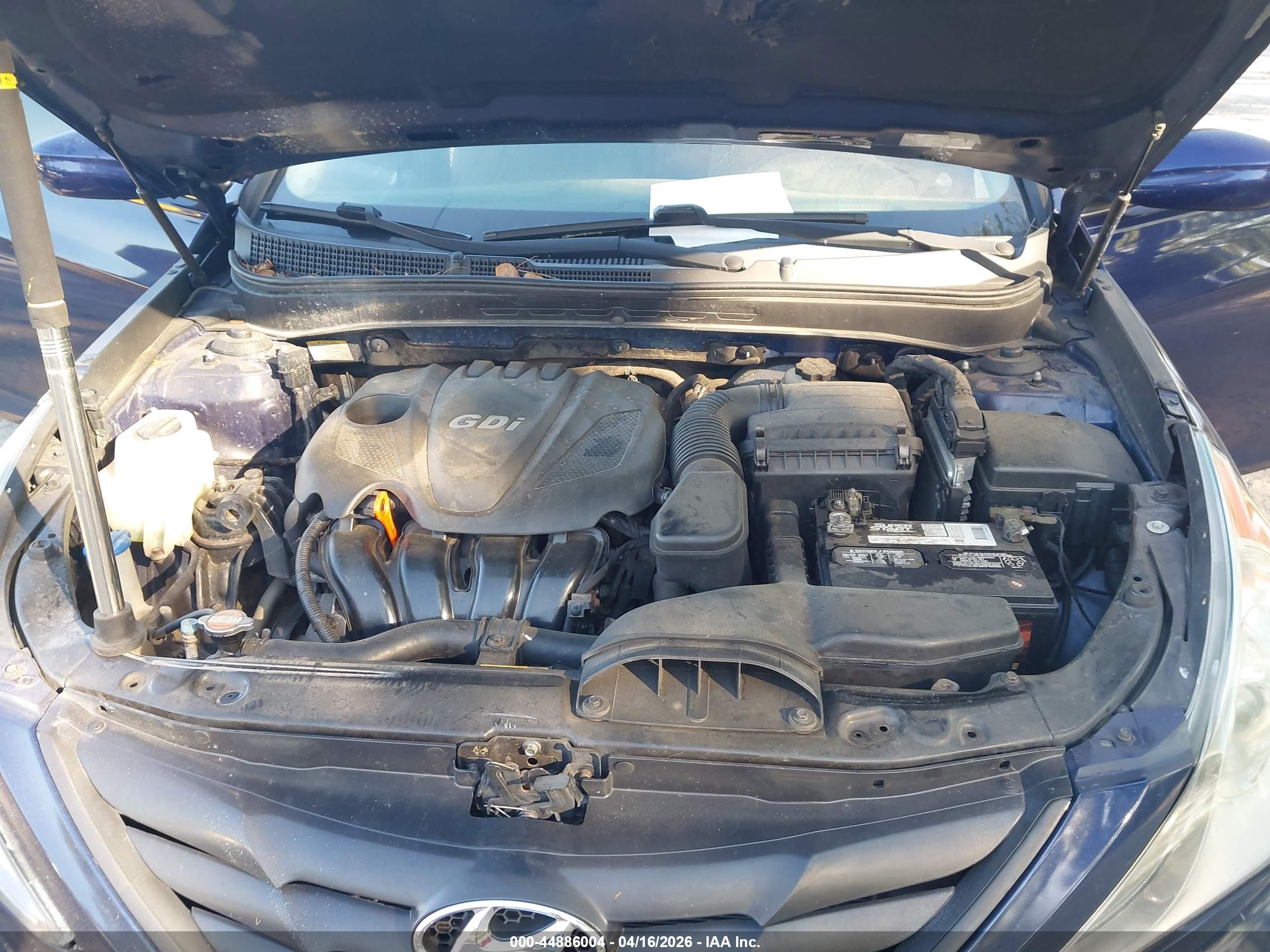 2011 Hyundai Sonata Gls Синий vin: 5NPEB4AC0BH215318