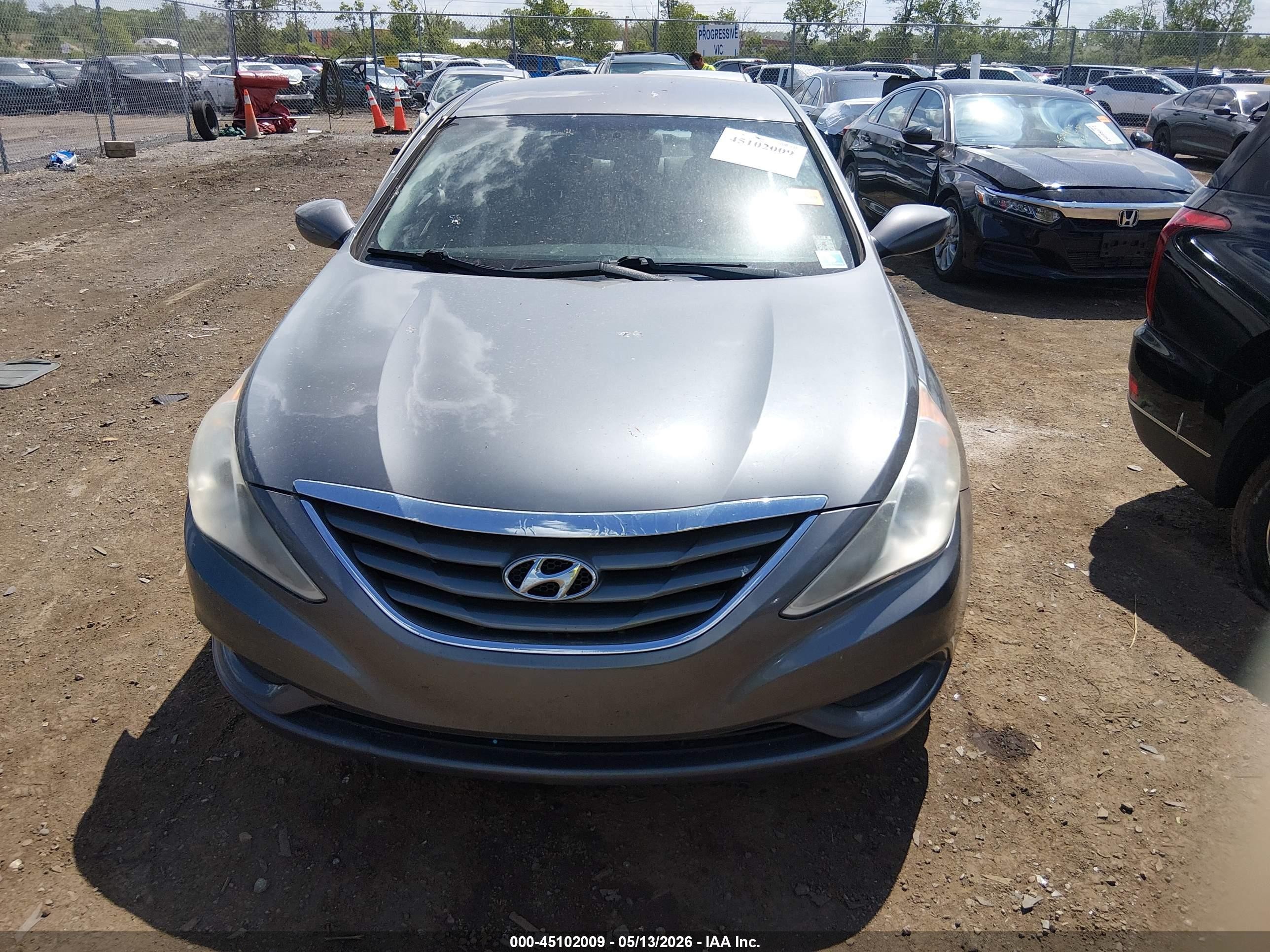 2011 Hyundai Sonata Gls Серый vin: 5NPEB4AC0BH221300