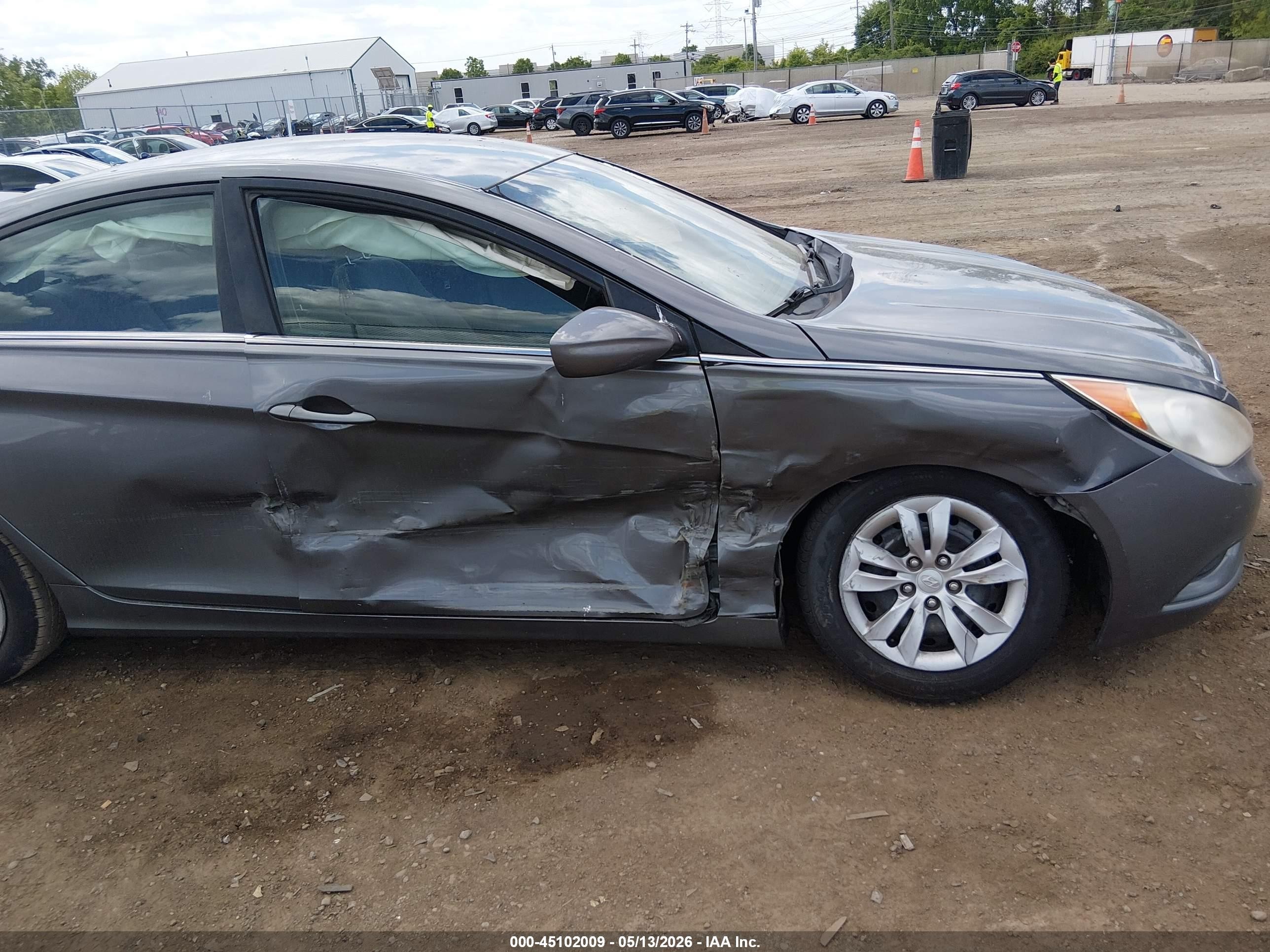 2011 Hyundai Sonata Gls Серый vin: 5NPEB4AC0BH221300