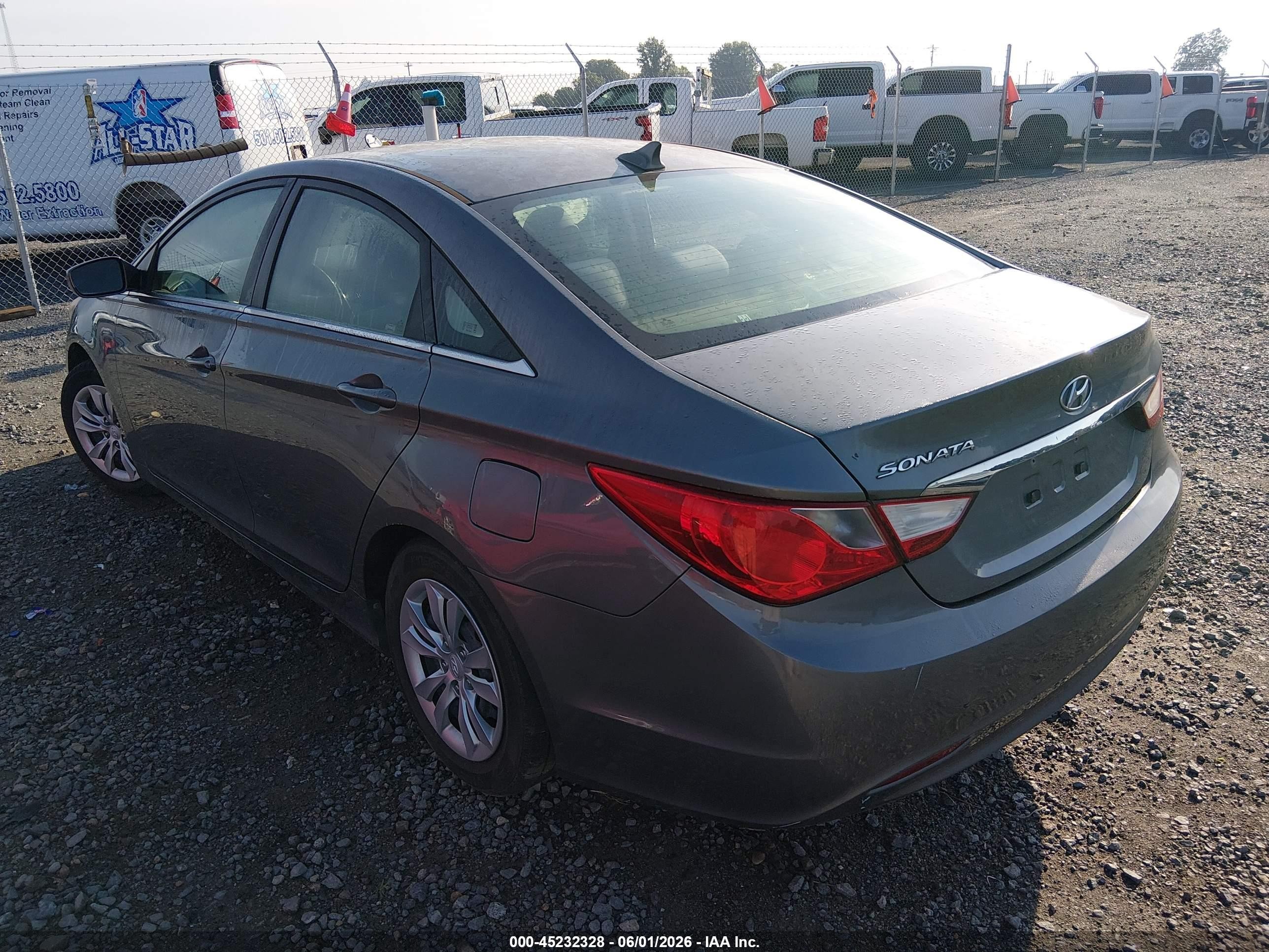 2011 Hyundai Sonata Gls Gray vin: 5NPEB4AC0BH231096