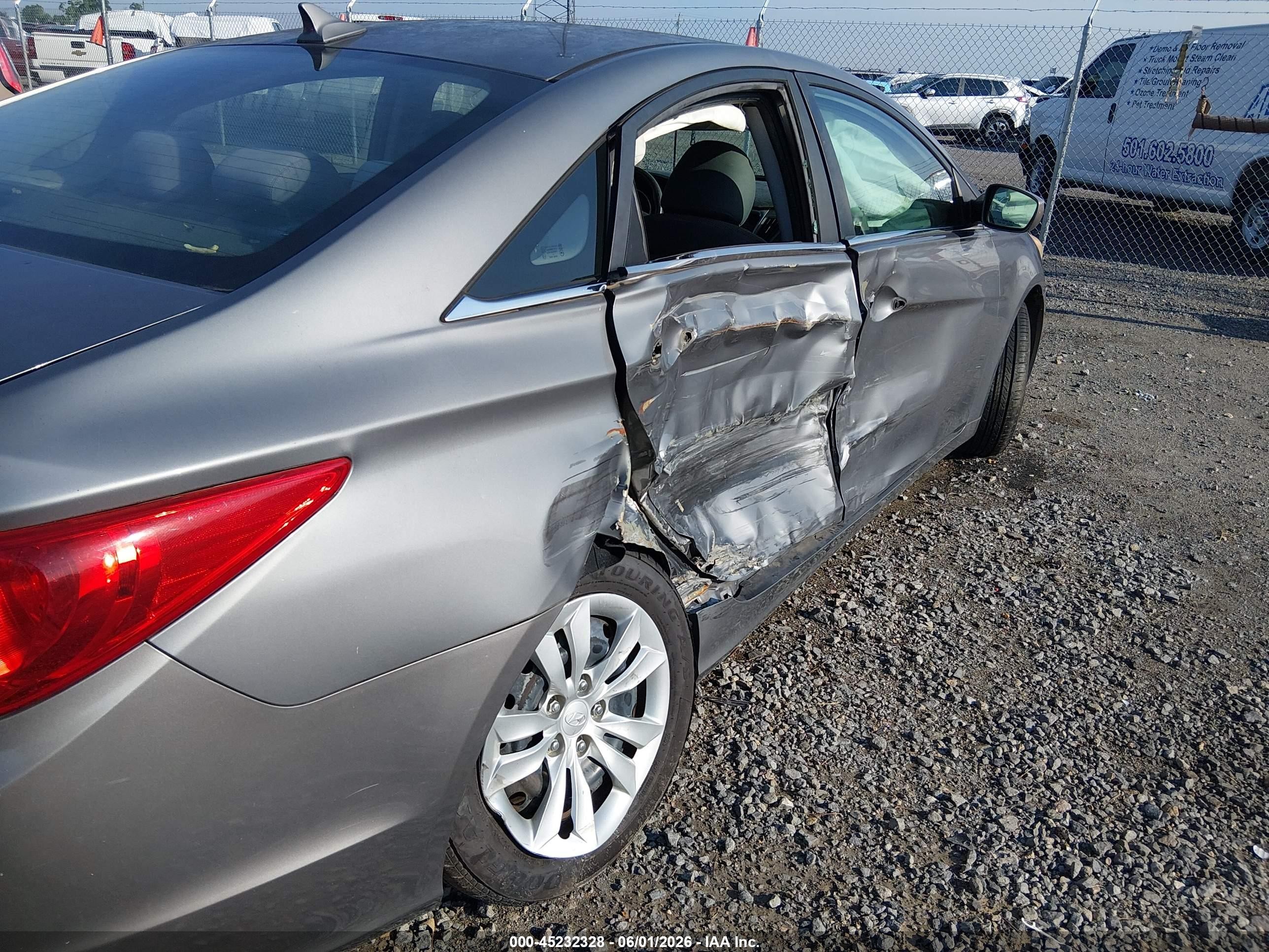 2011 Hyundai Sonata Gls Gray vin: 5NPEB4AC0BH231096