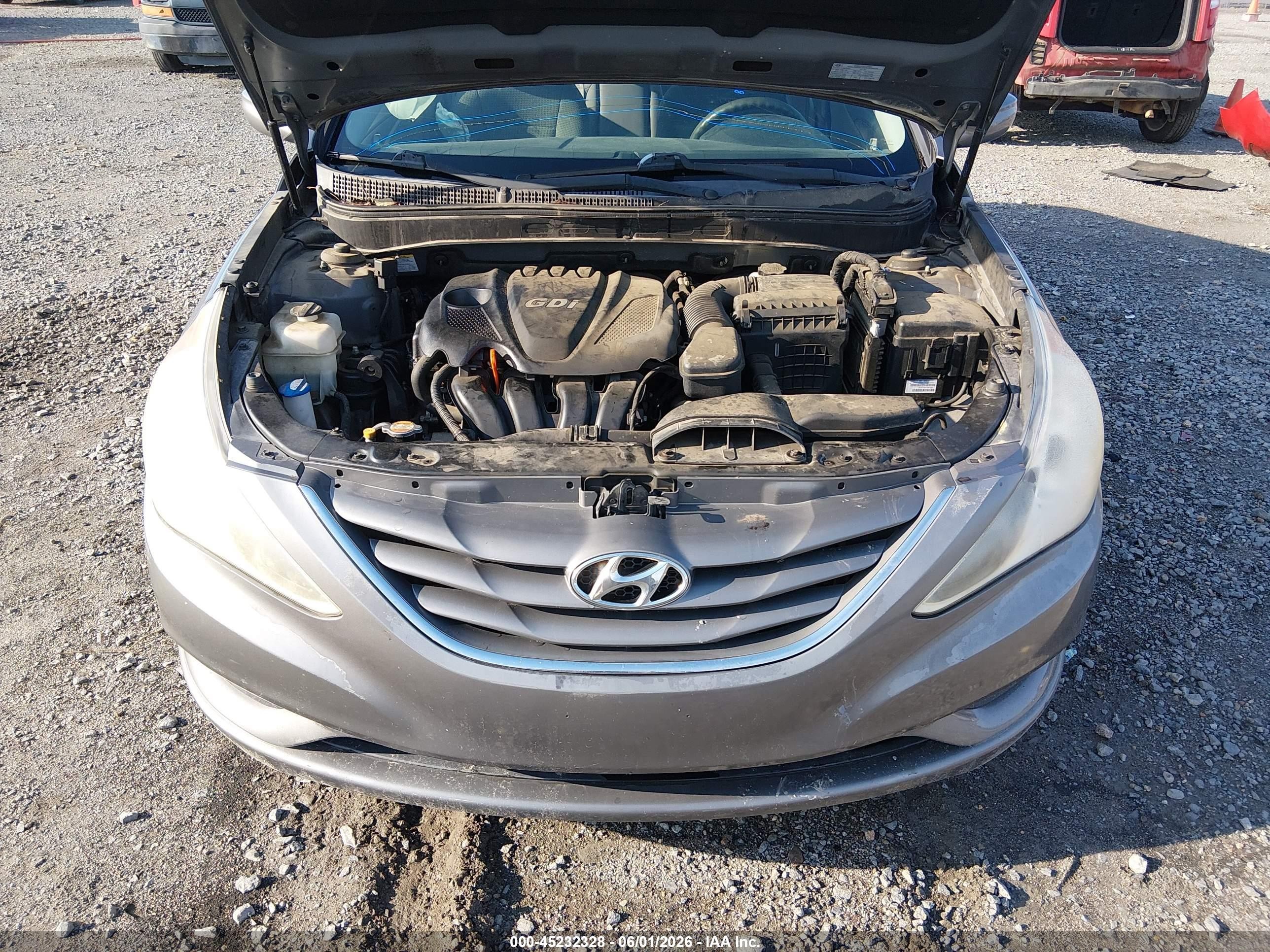 2011 Hyundai Sonata Gls Gray vin: 5NPEB4AC0BH231096