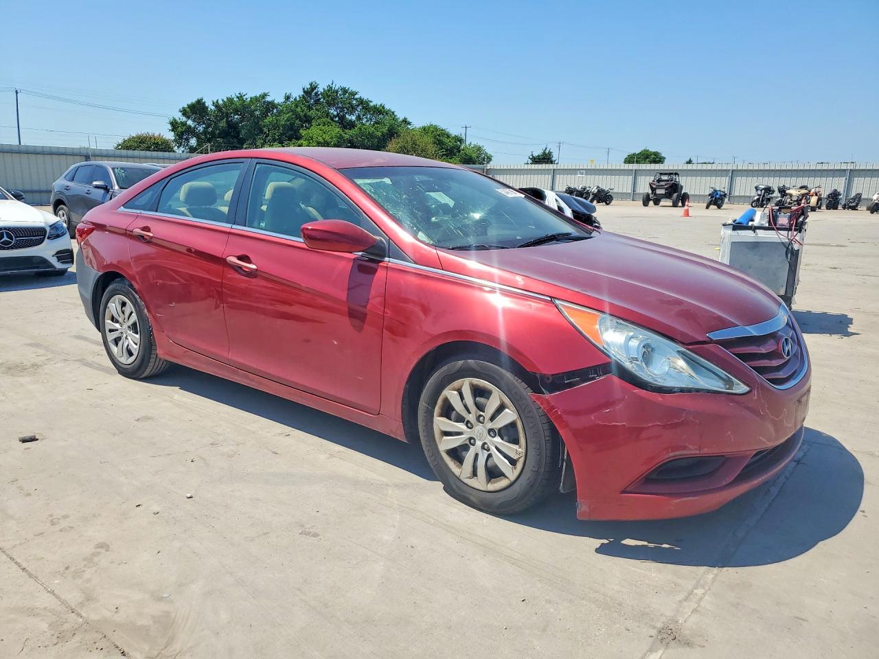 2011 Hyundai Sonata Gls Красный vin: 5NPEB4AC0BH233026