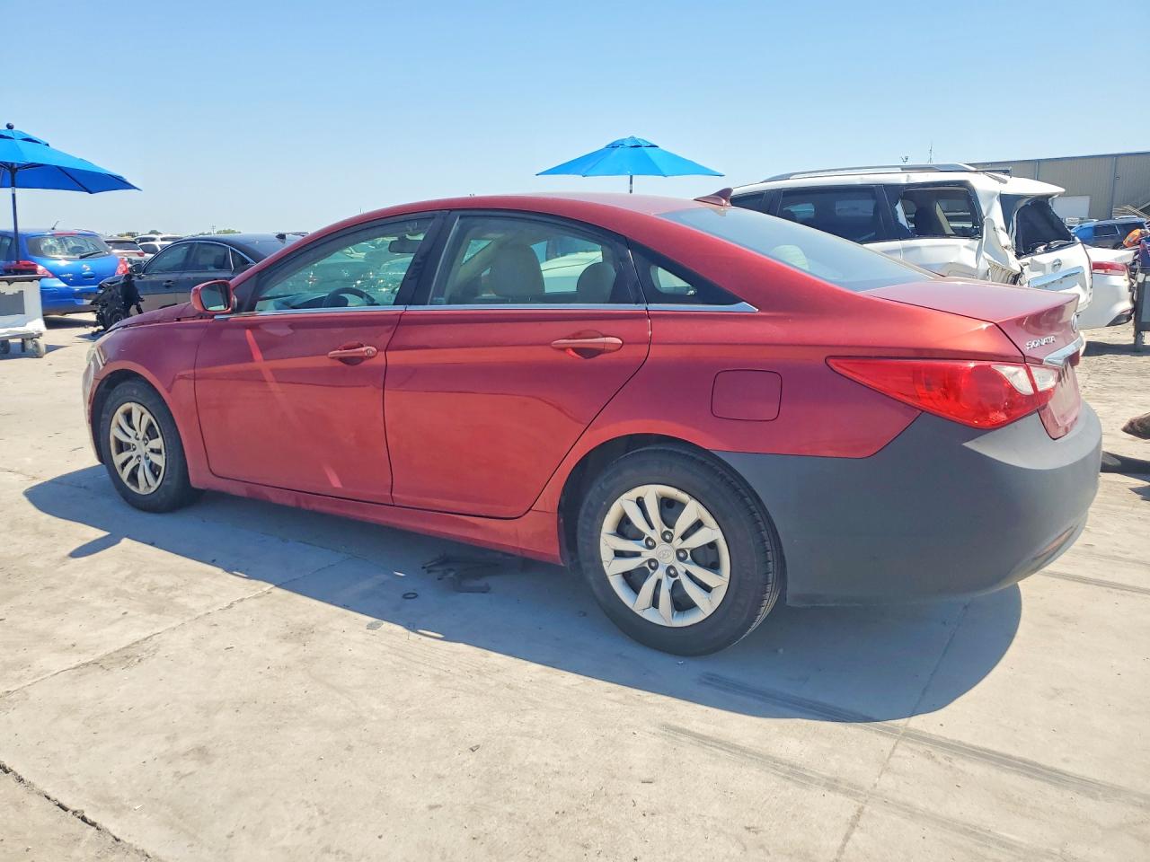 2011 Hyundai Sonata Gls Красный vin: 5NPEB4AC0BH233026