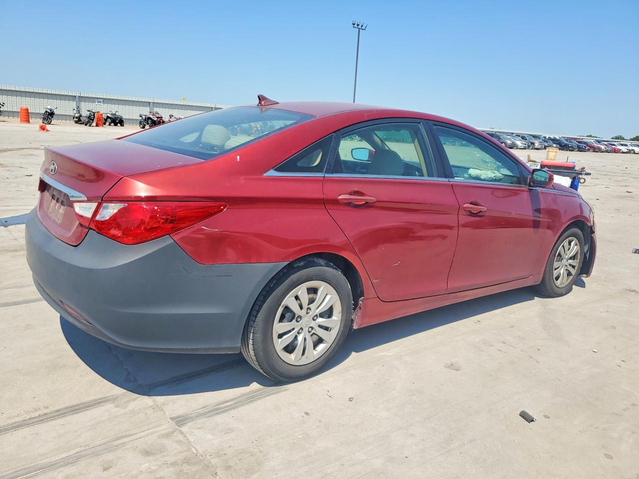 2011 Hyundai Sonata Gls Красный vin: 5NPEB4AC0BH233026