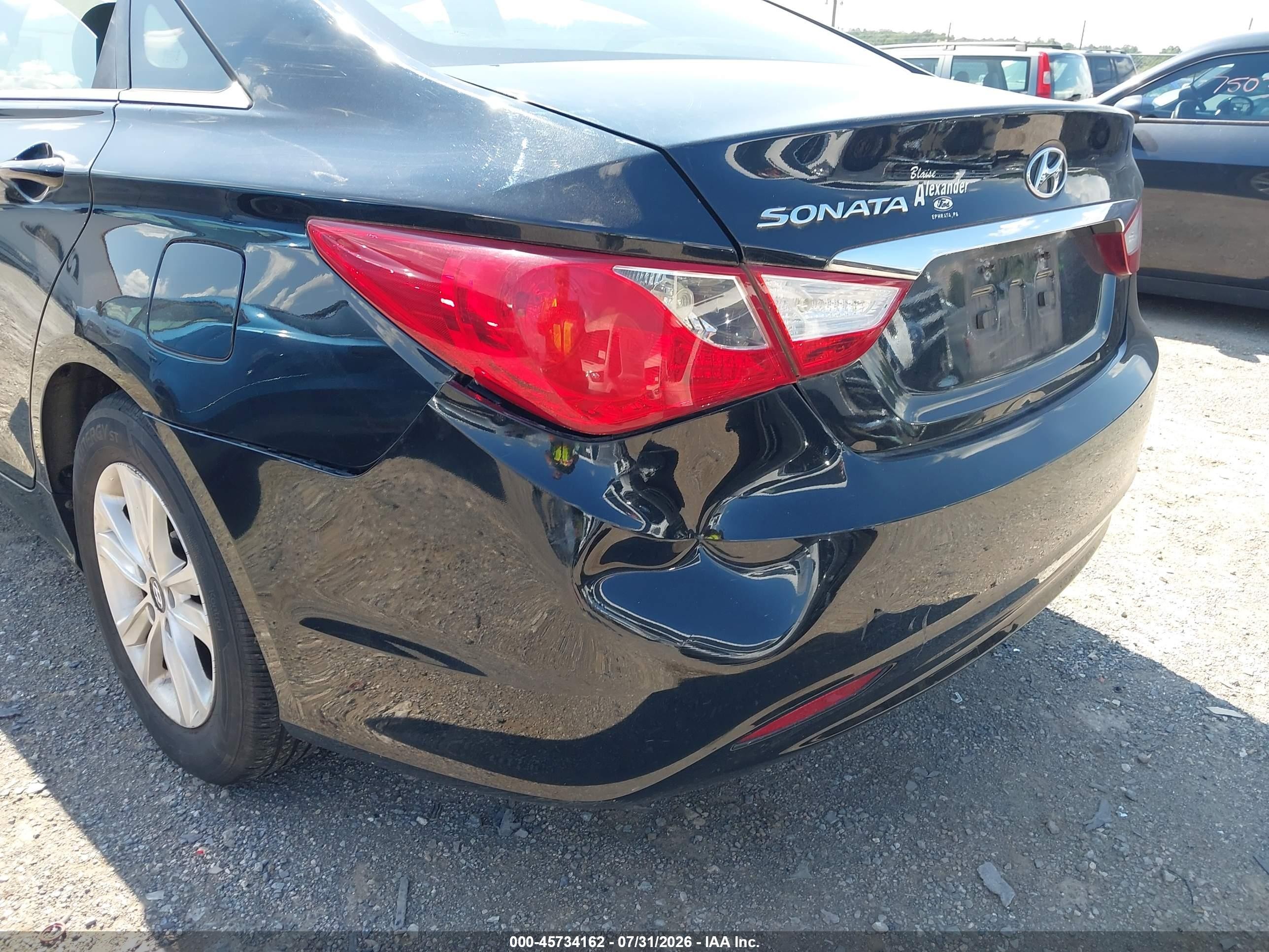 2011 Hyundai Sonata Gls Black vin: 5NPEB4AC0BH245967